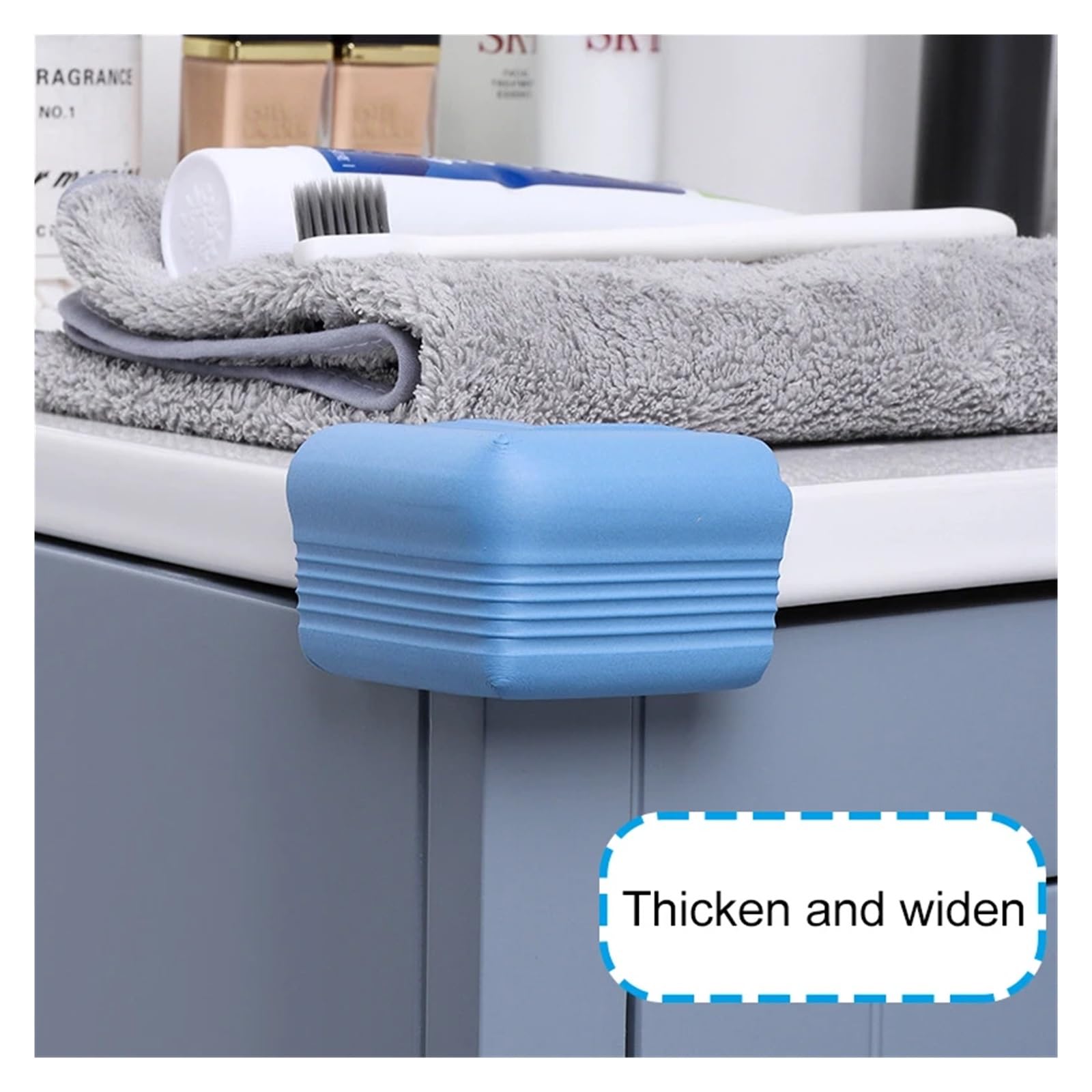 Protectores de mesa para niños con borde de esquina para niños, tira protectora de seguridad para el hogar, barra de protección de escritorio para bordes afilados, absorción de impactos, fácil