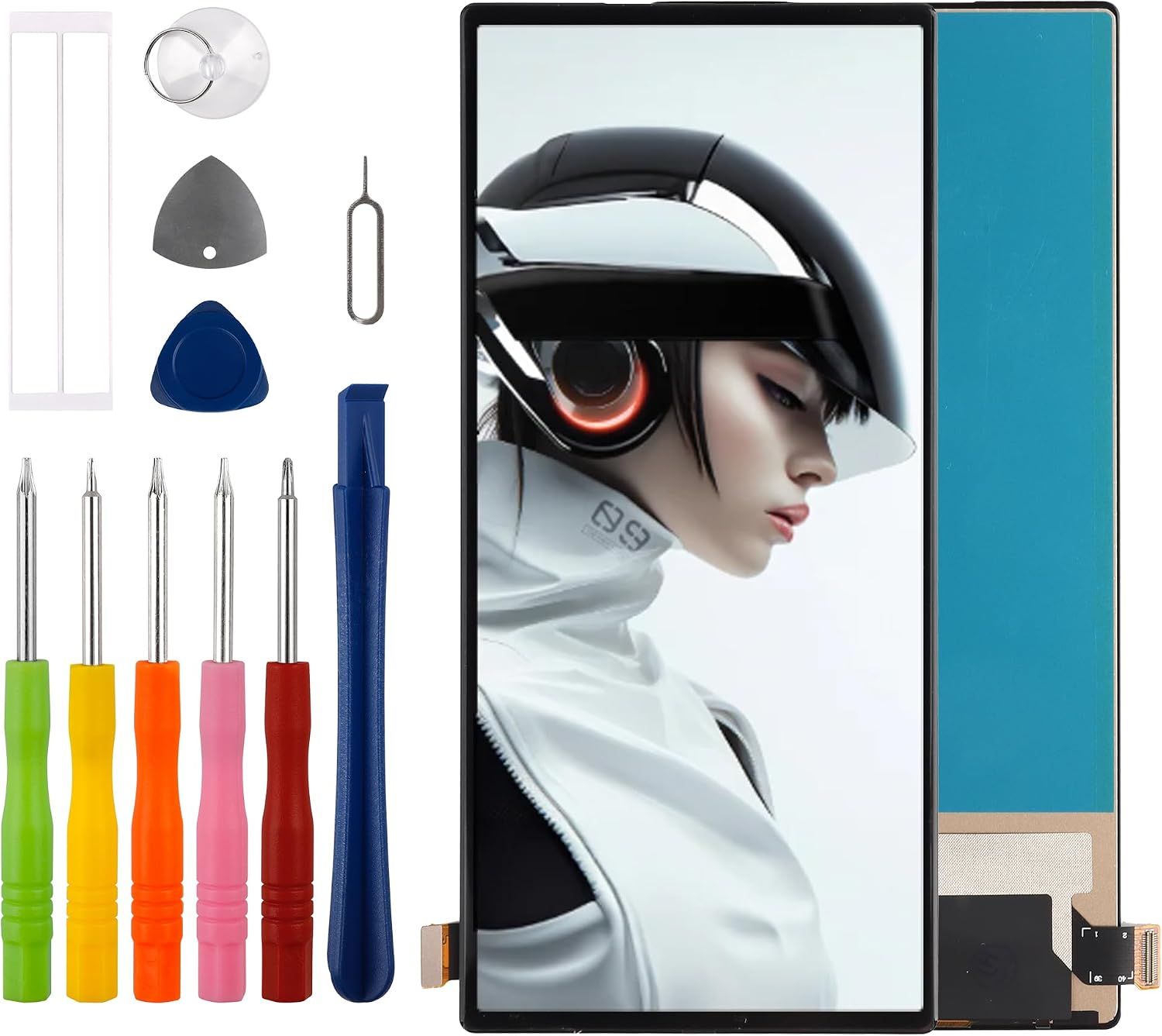 TFT Screen Compatible with ZTE Nubia RedMagic 9 Pro/Redmagic 9S Pro 6.8" LCD Display Touchscreen Digitizer Assembly with Repair Tools Kit,No Fingerprint Function