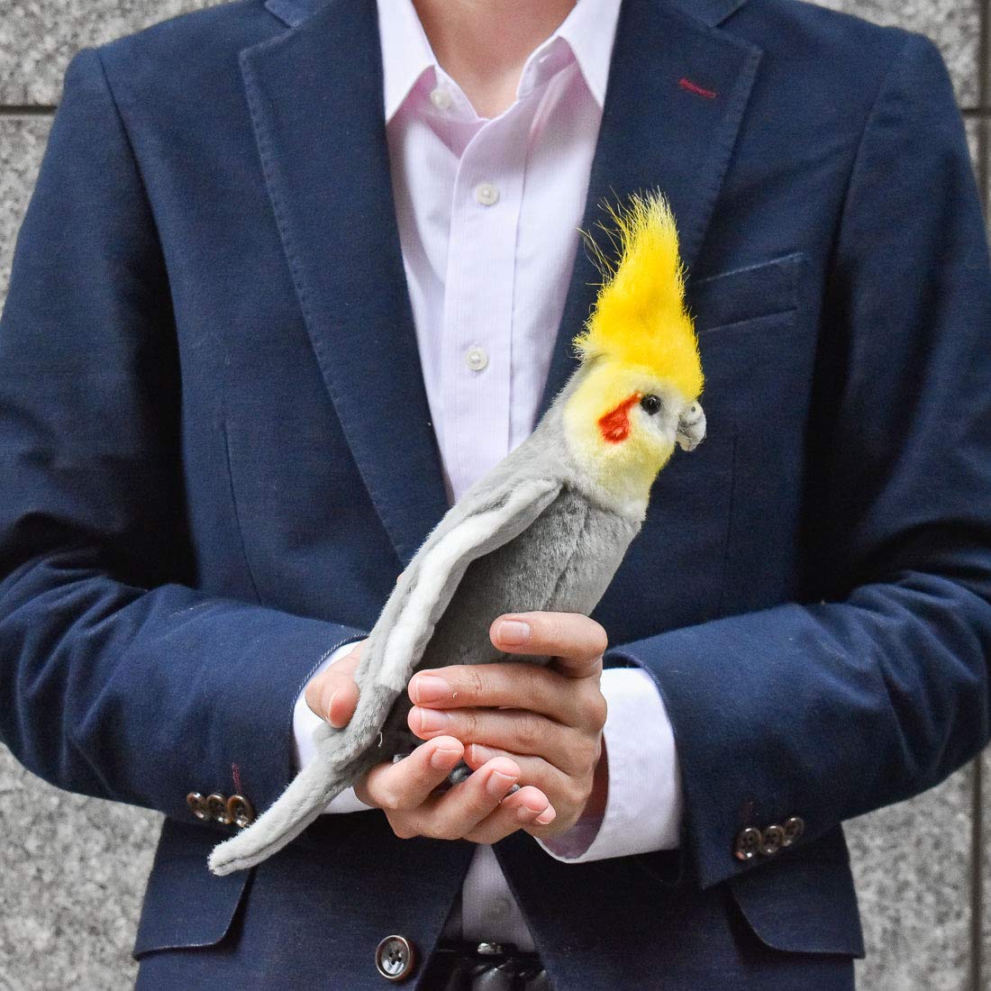 Cockatiel Plush Soft Toy by Hansa. 23cm. 6470 by Hansa