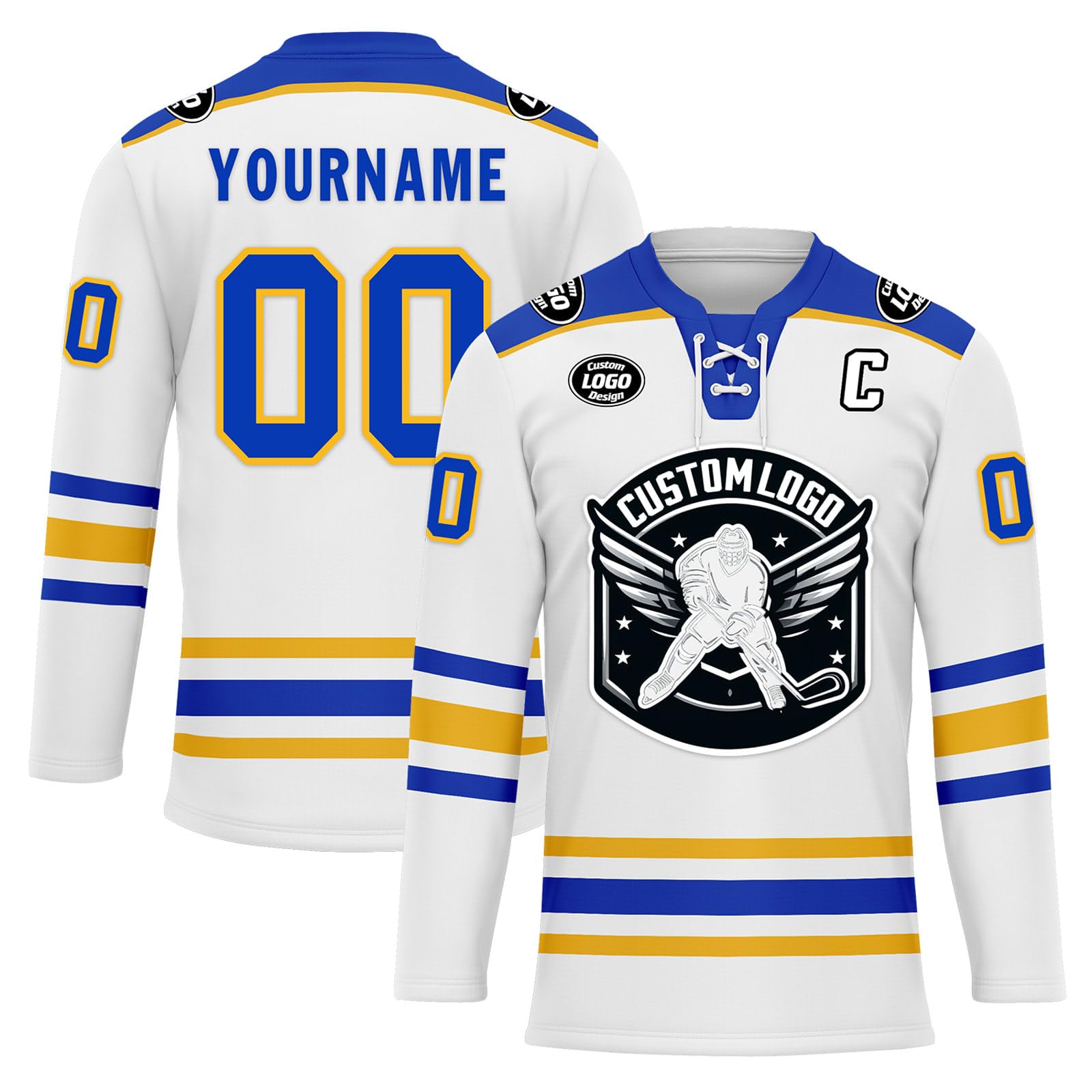 Custom Ice &amp; Field Hockey Jersey for Men Women Youth, Personalized Practice Training Team Uniform Sports Outfit