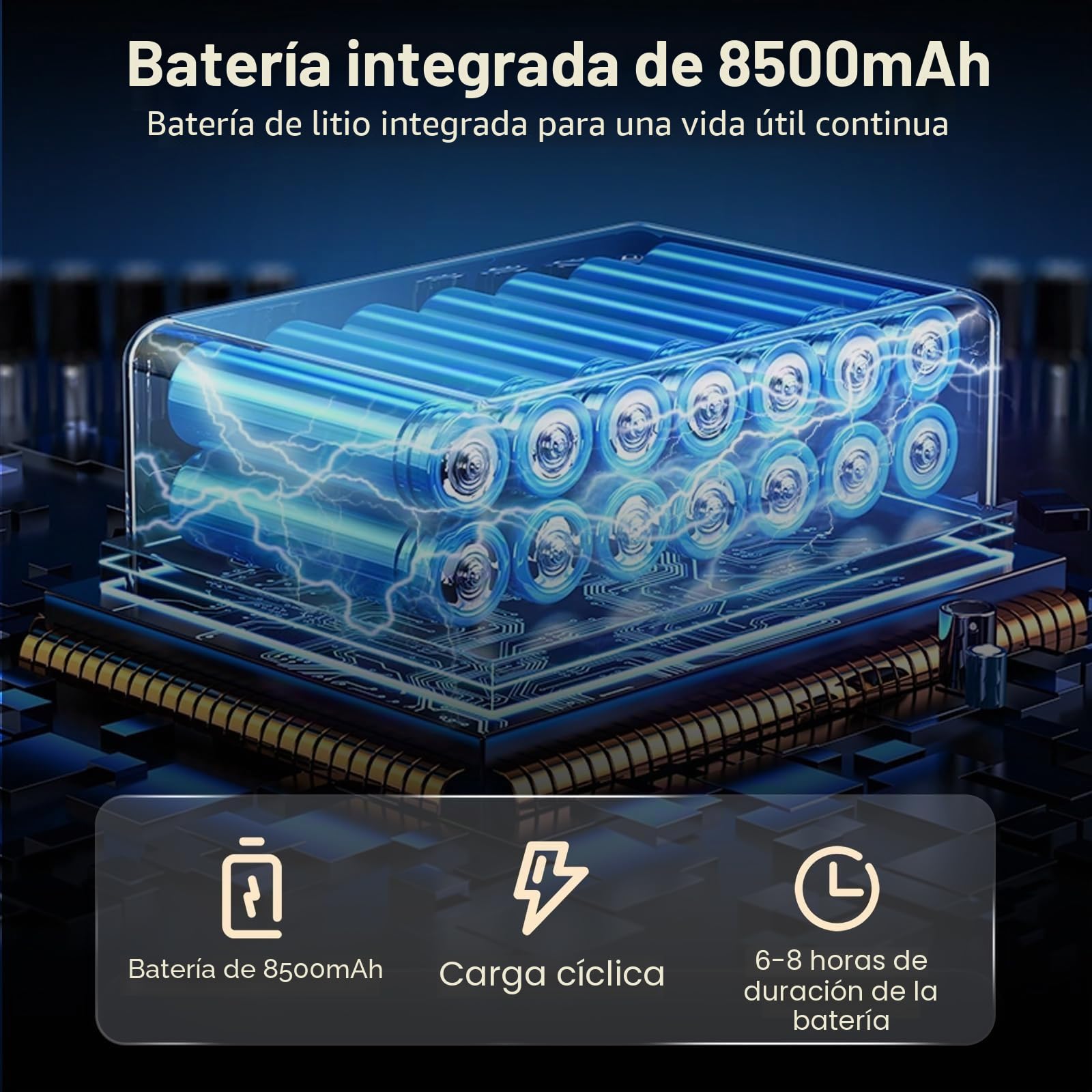 Cámara de Inspección, 4,3" Cámara para Tuberías con Función DVR, Snake Camara con Batería de 8500mAh y Marcadores de Metros, 23mm Endoscopio Industrial con 12 Luces LED (30M)