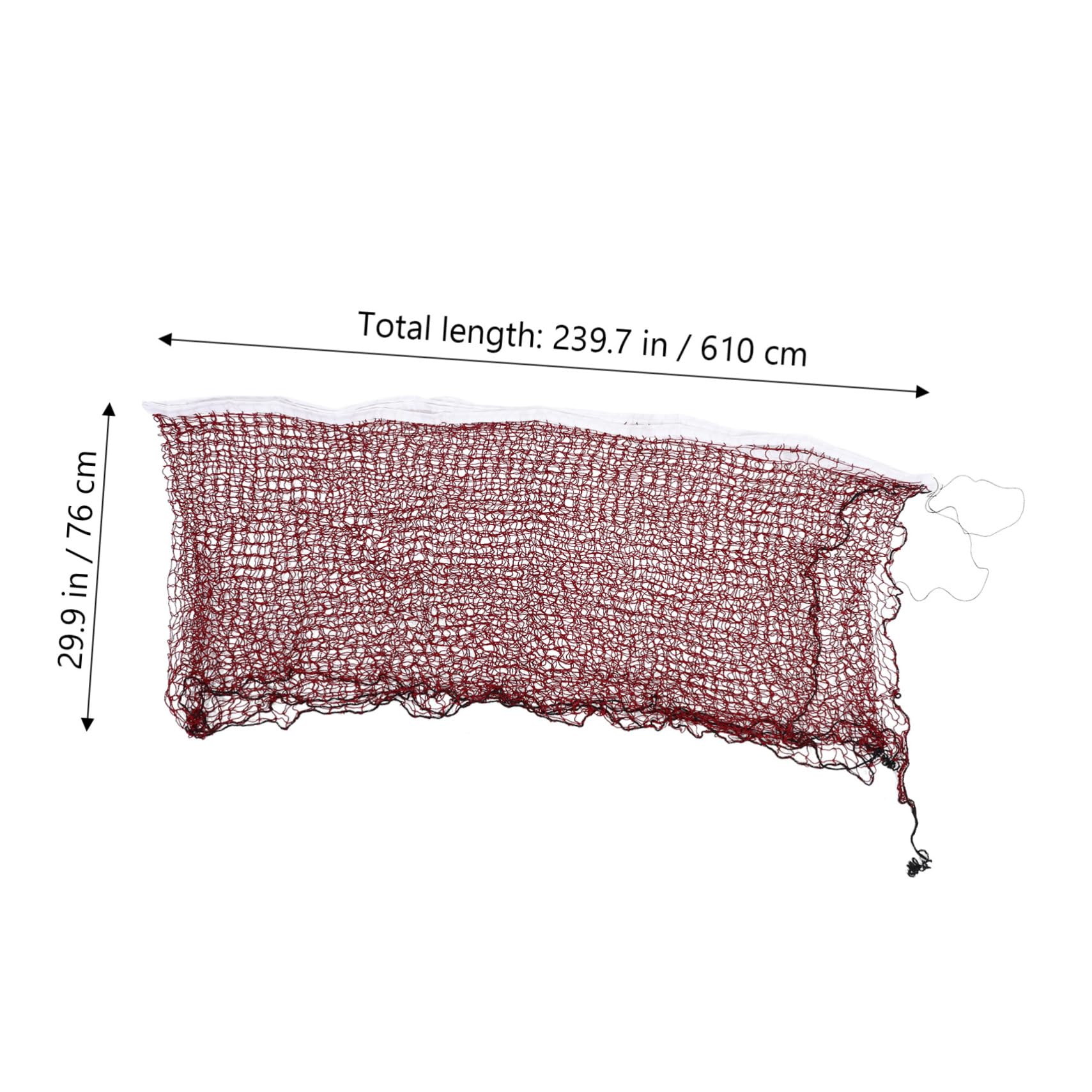 Anneome 2pcs Portable Badminton Net Lightweight Garden Indoor Sports Replacement Mesh Durable Wear Resistant Design for Backyard Beach Games Easy to Install Standard