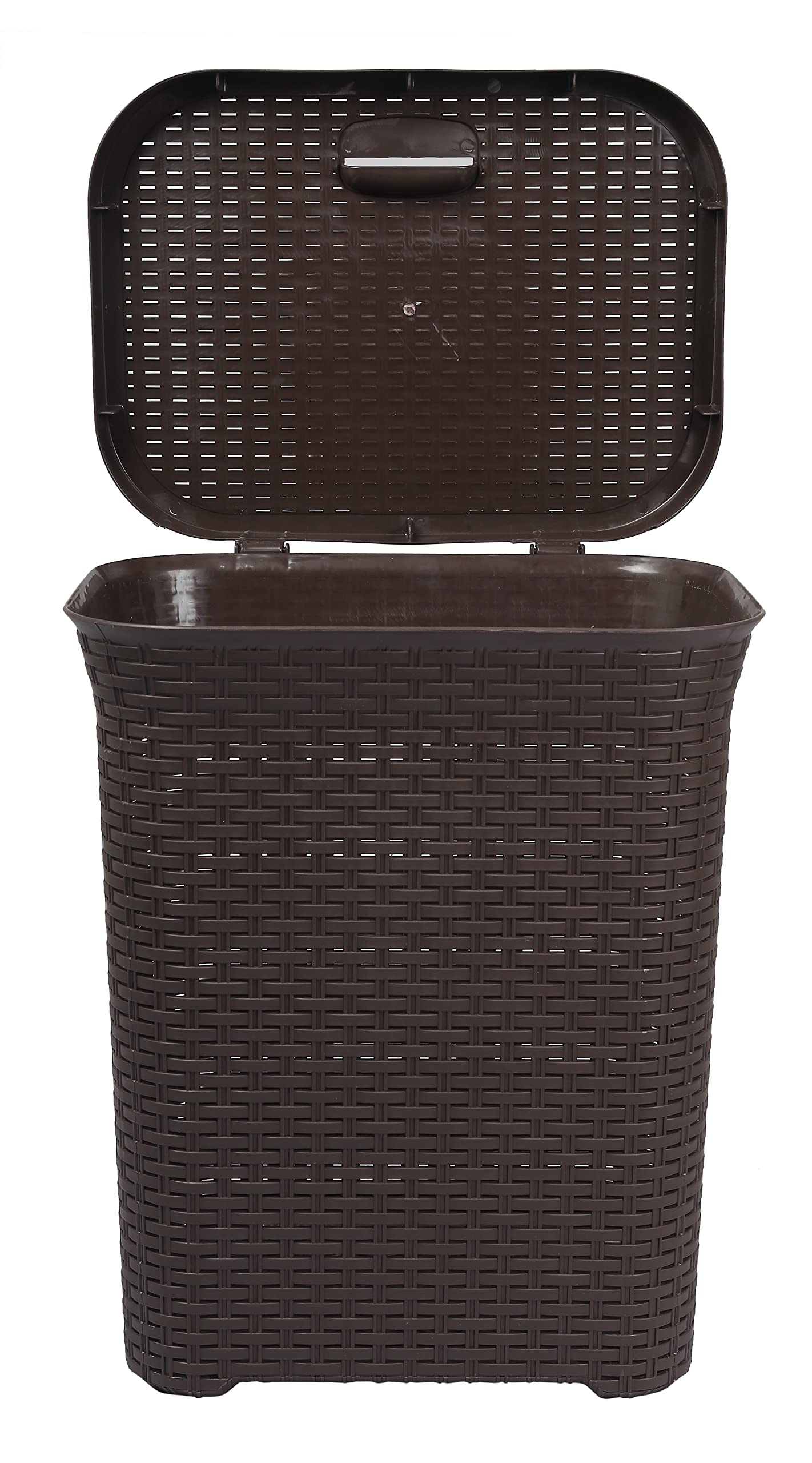 Esquire Neo Laundry Basket BROWN, 50 Ltr Capacity, Plastic