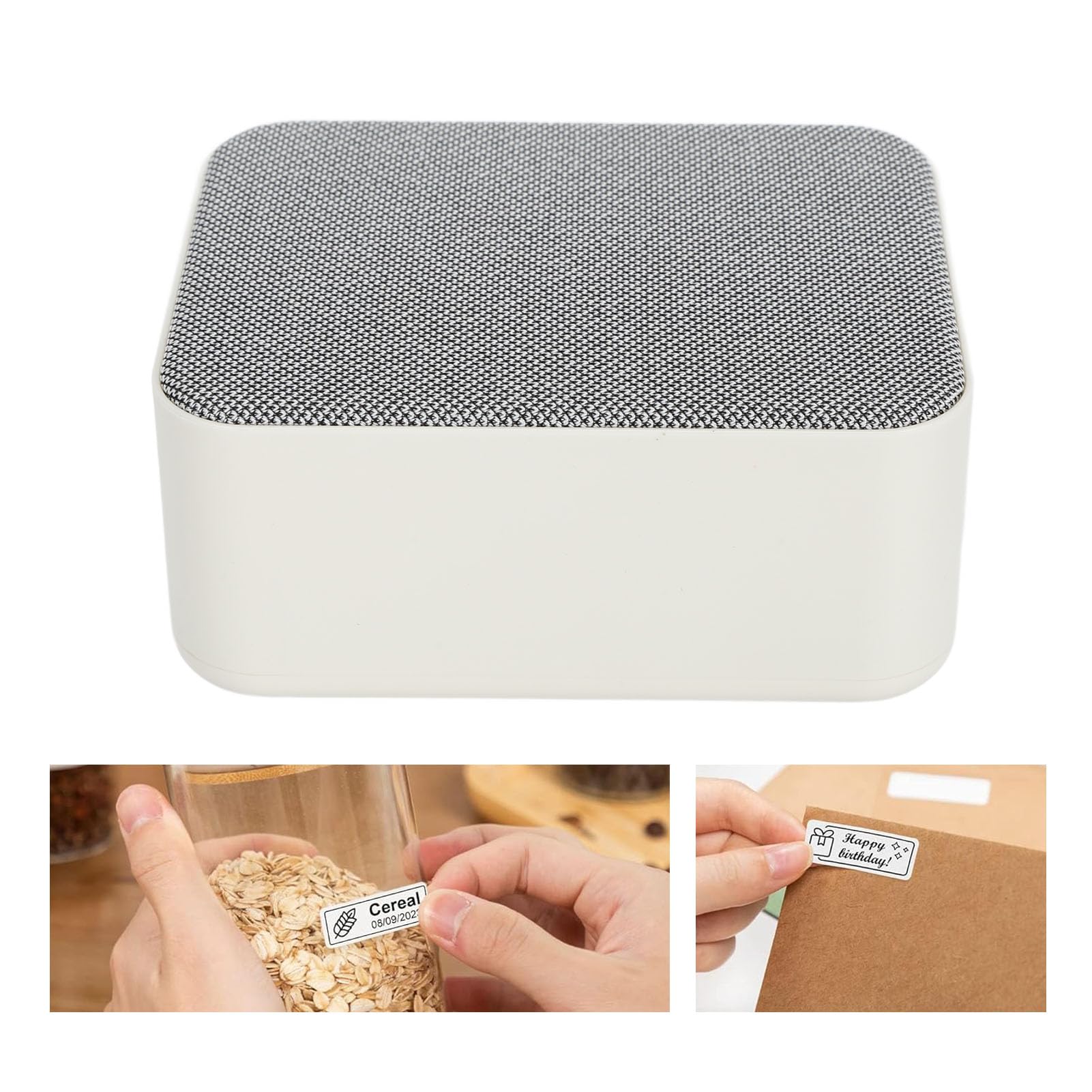 Walfront Stampante per Etichette Wireless Portatile con DPI Elevato, Tecnologia Senza Inchiostro, Applicazioni Versatili - Batteria a Lunga Durata, per L'identificazione di Cavi per