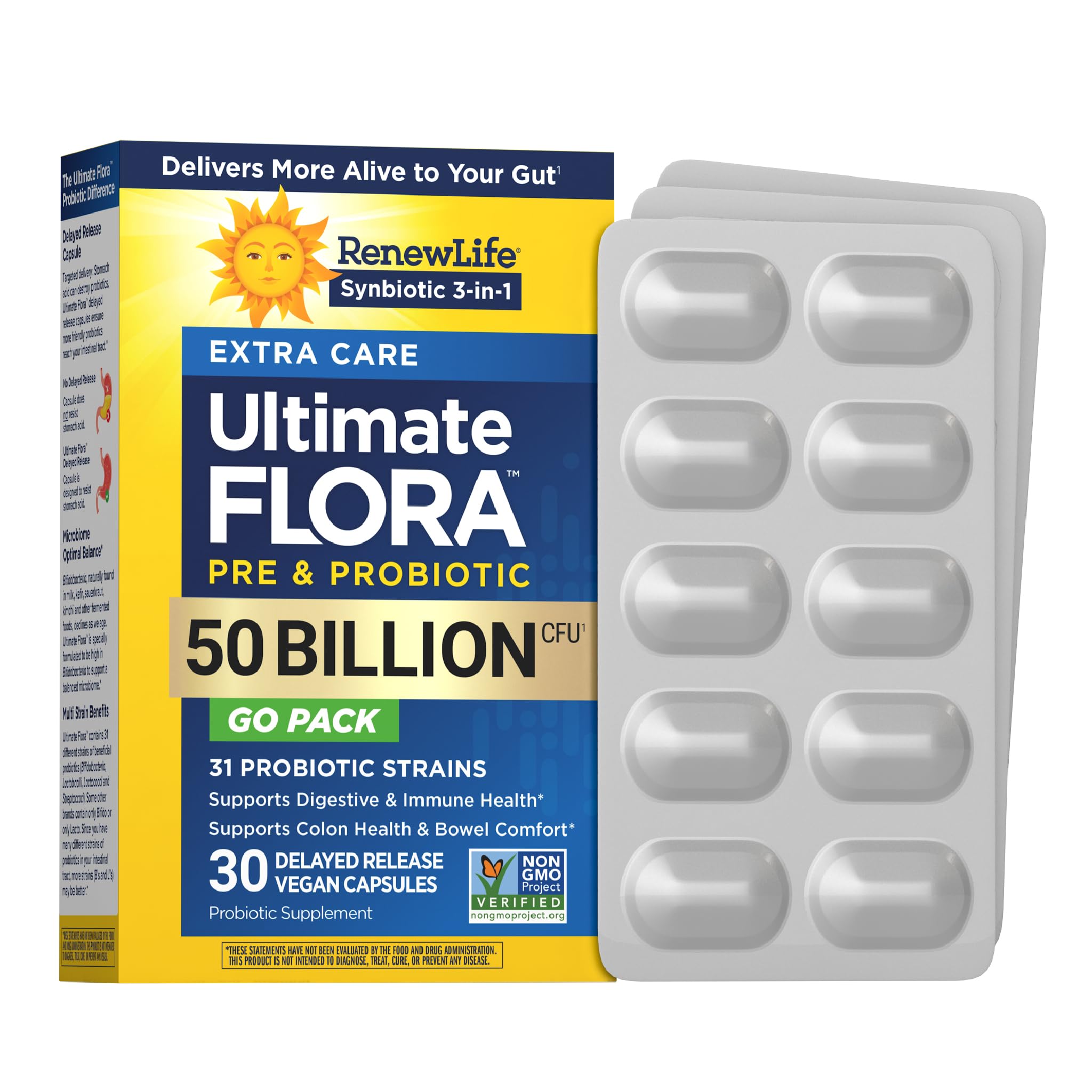 Amazon.com: Renew Life Adult Probiotics, 50 Billion CFU Guaranteed