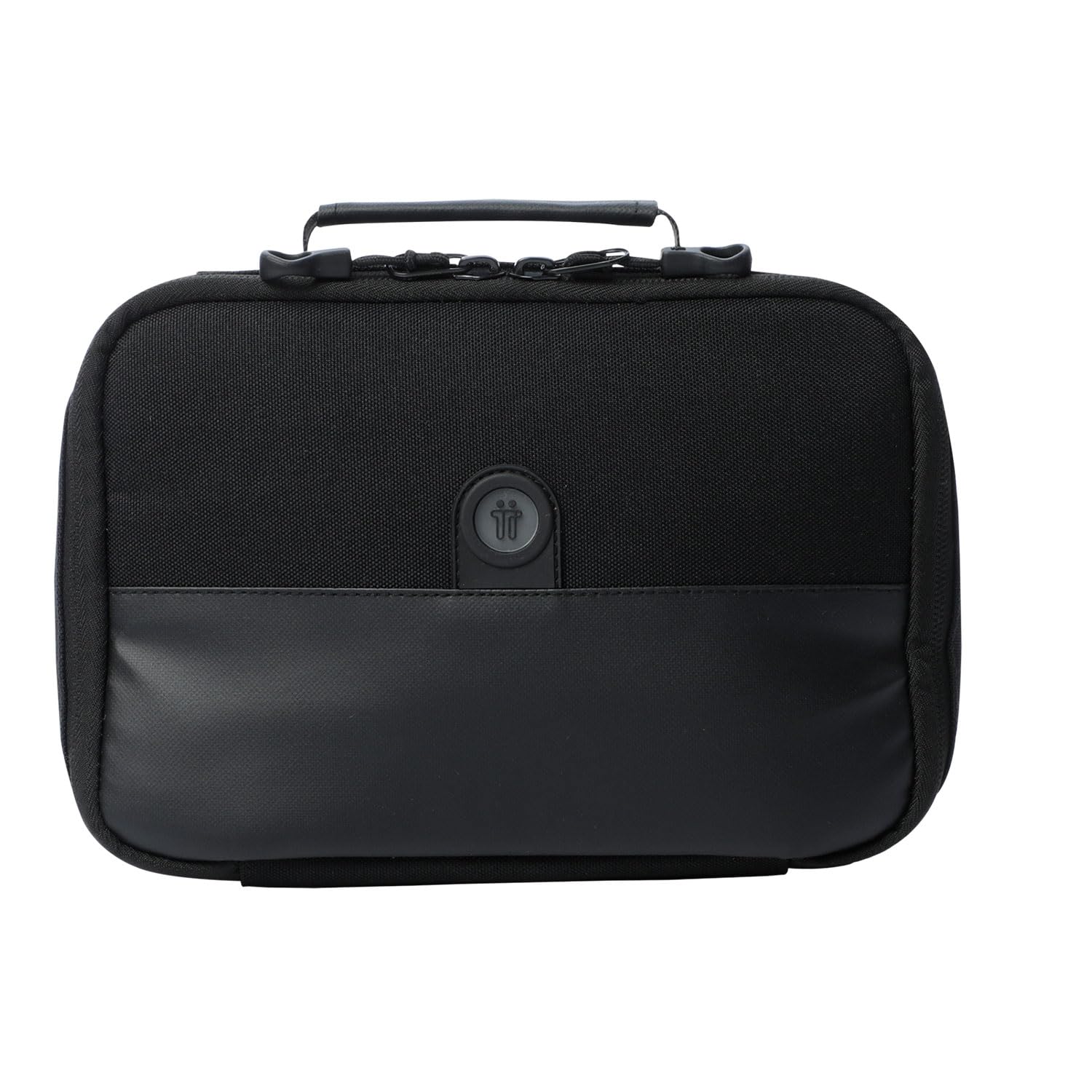 TOTTO - Bolsa Térmica Porta Alimentos 2 L, Modelo Fit, 22 x 16 x 7 cm, Bolsa Comida Trabajo, Mantiene la Temperatura hasta 5 h, Apertura 180º, Asa de Mano, Fácil de Limpiar, Color Negro