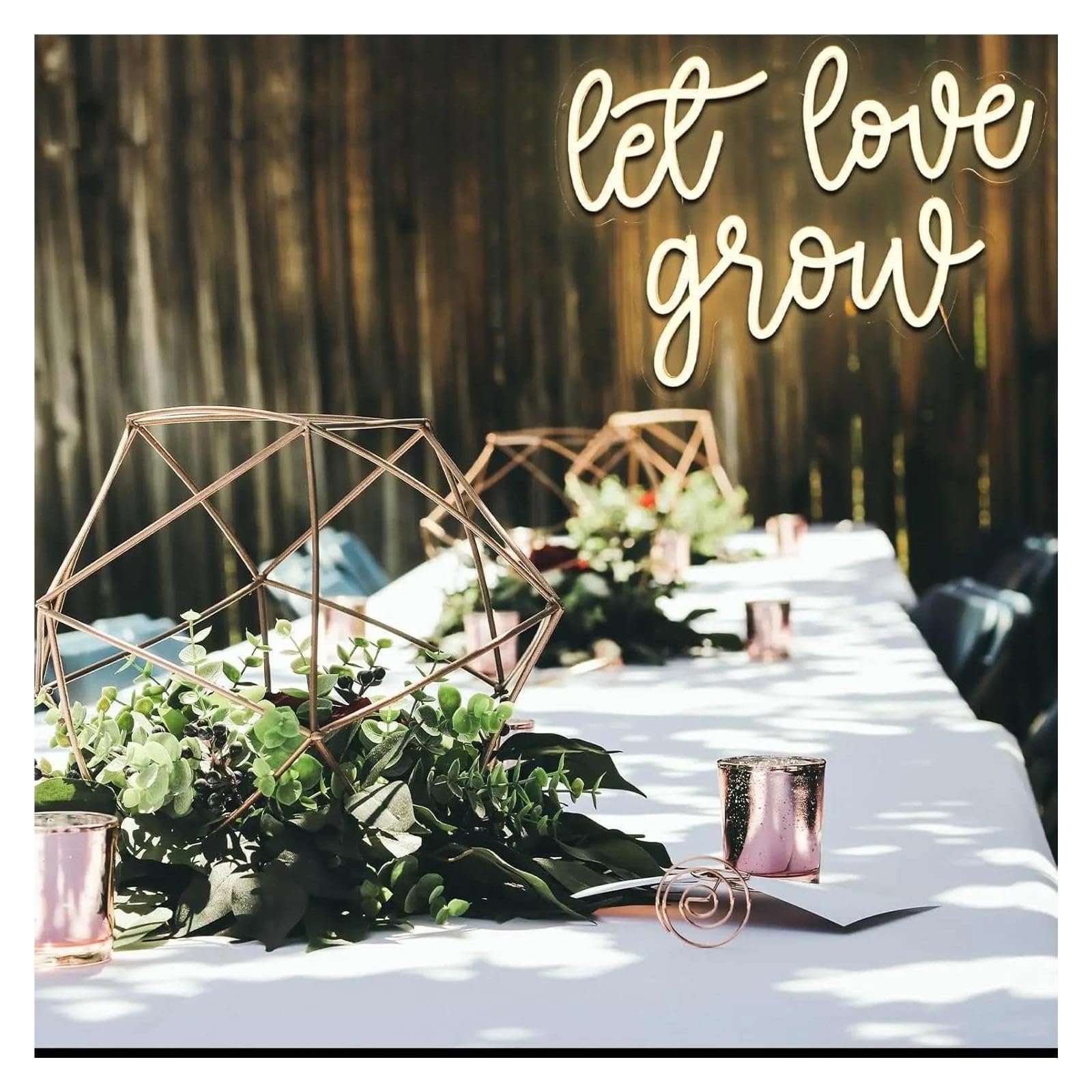 néon signe Enseigne Néon Let Love Grow