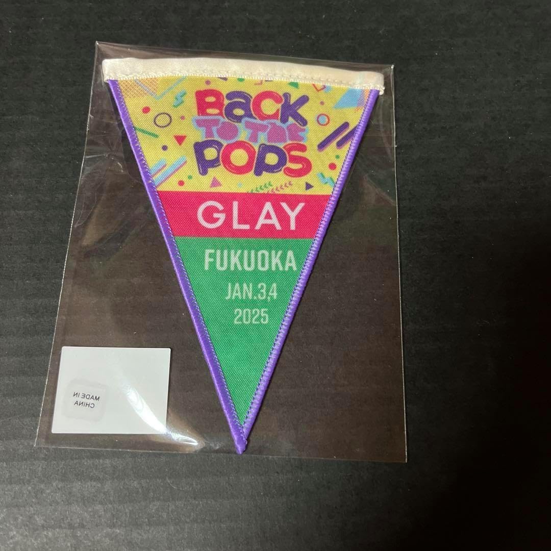 GLAY ガーランドバッヂ グッズ 福岡 GLAY ガーランドバッジ 福岡 会場