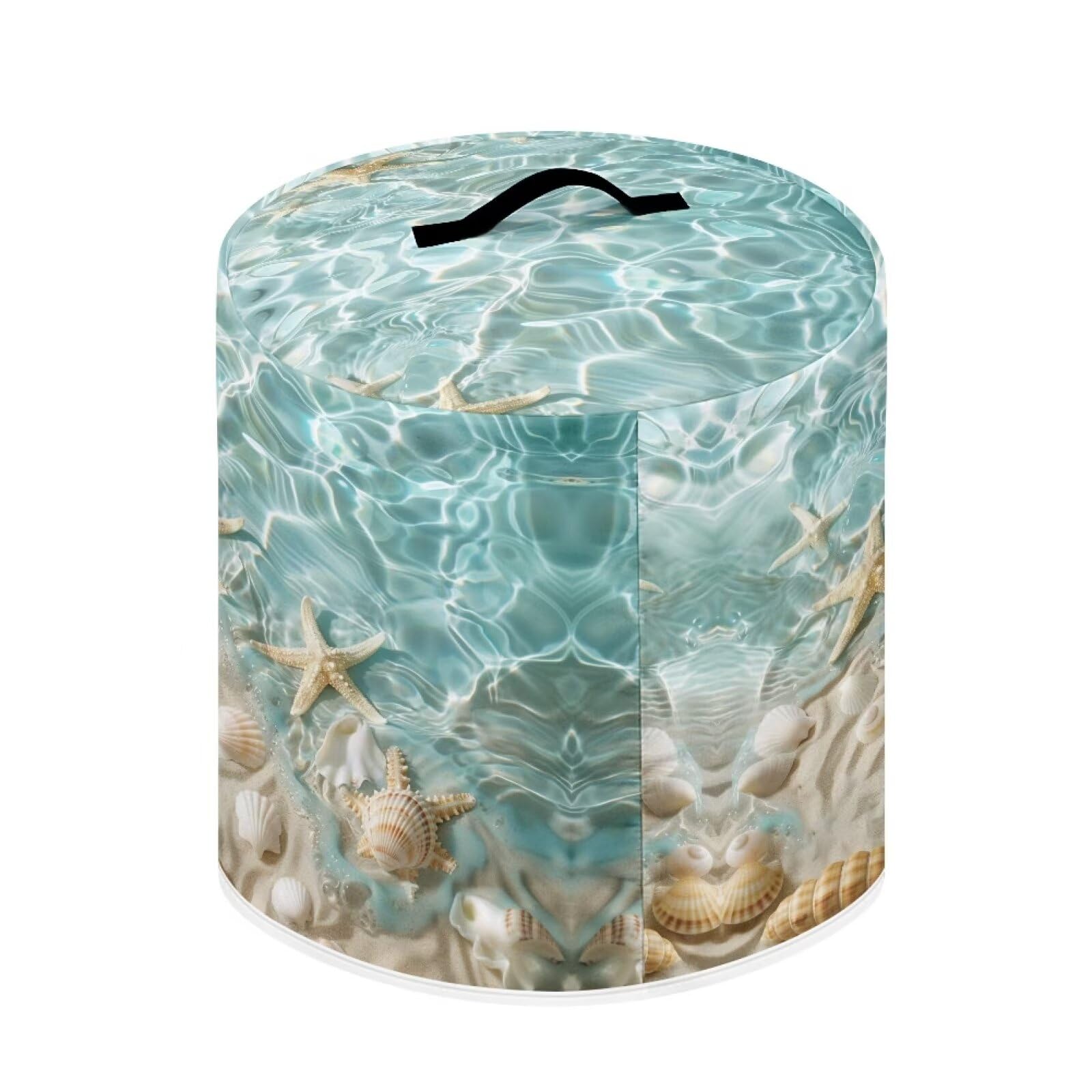 Wiryuouvt Beach Kitchen Appliance Seashells Dust Covers Small Kitchen Appliance Covers for Instant Pot 8 Qt Inner Pot Hand Washable Dust Proof Kitchen Tool Portable Home Decor