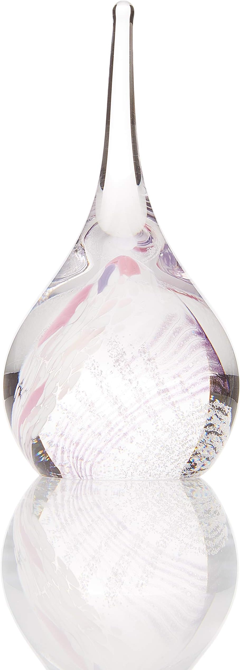 Caithness Glass Piece Crystal Confetti Ringstand, Clear/ Purple