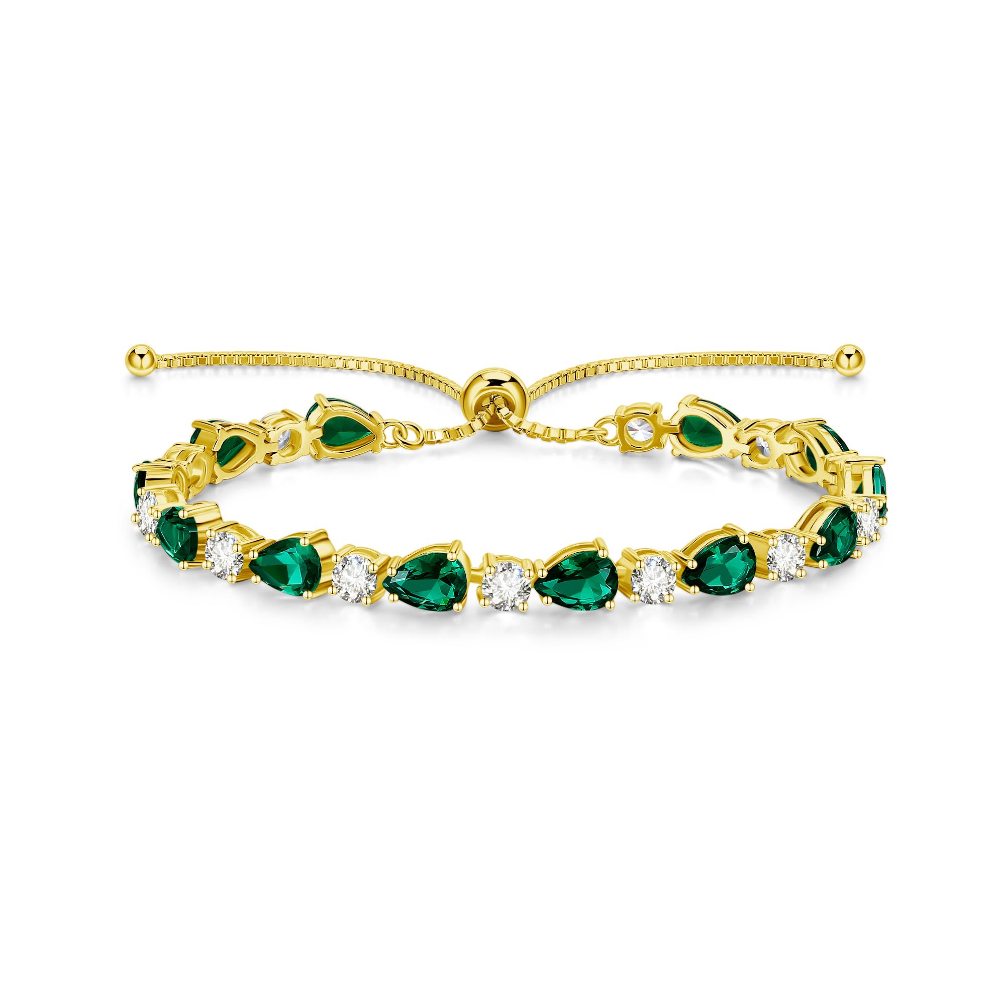 FANCIME Bolo Tennis Armbänder für Damen mit künstliche Geburtsstein