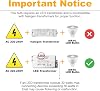 MR16 LED Bulbs Warm White 3000K, AC/DC 12V/24V GU5.3 LED Spotlight Bulbs, 5W 470LM Light Bulb Equivalent 50W MR16 Halogen Bulb, Non-dimmable, 38° Beam Angle, for Landscape, Track Lighting, 6 Pack [Energy Class F]