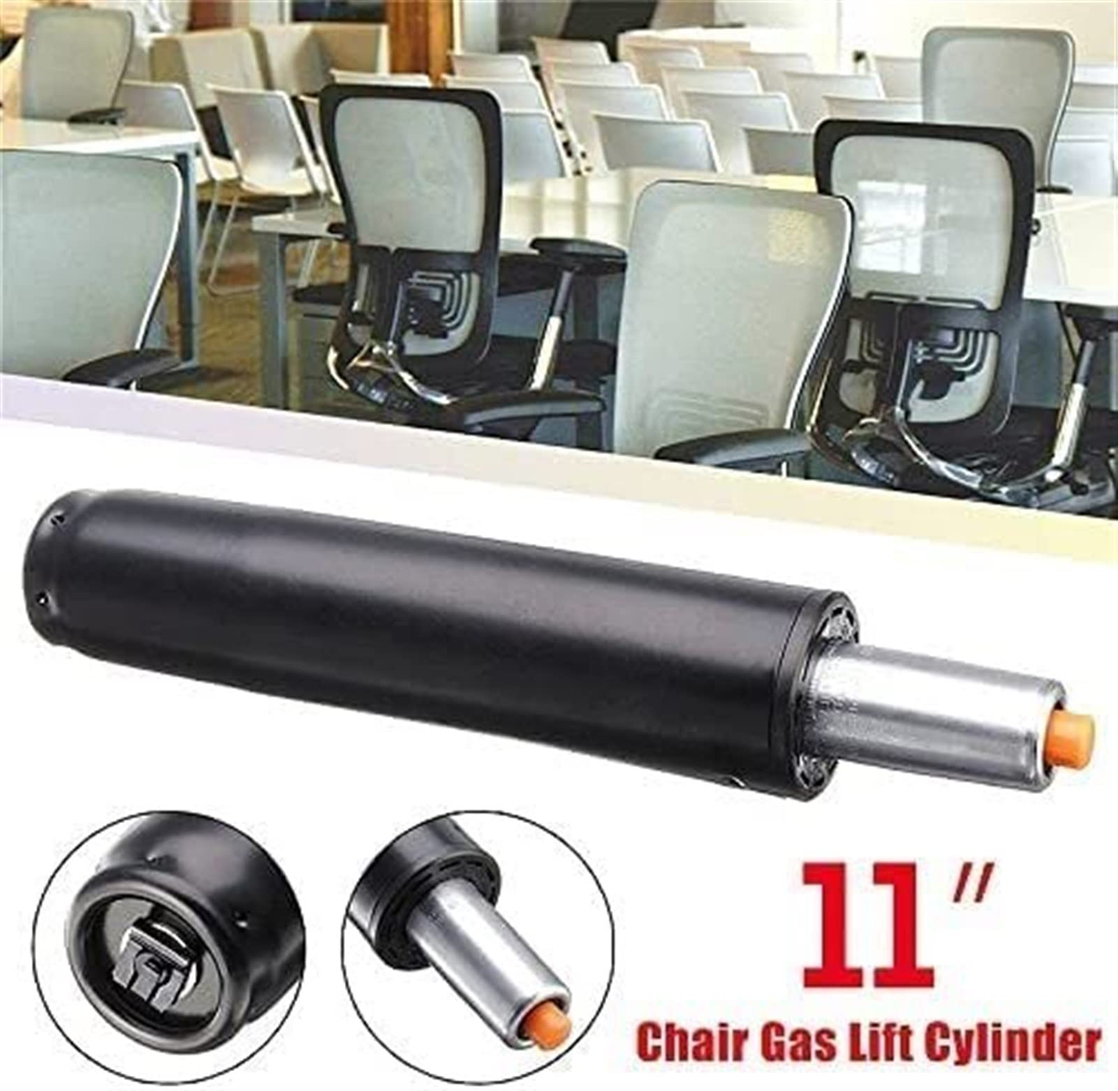 Pistoni a Gas di Ricambio Asta pneumatica Cilindro di Sollevamento a Gas Sedia da Bar Sedia da Ufficio Accessori per sedie da Computer Sostituzione del Cilindro della Sedia