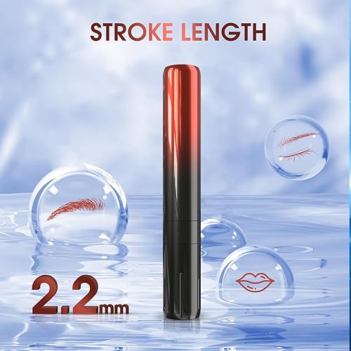 Miniatura 2 de INKin LOLA MINI Rotary Tattoo Machine Kit - LOLA MINI Rotary Tattoo Short Pen SMP Tattoo Gun Ligero con Cable RCA para Miroblading Sombreado Forro