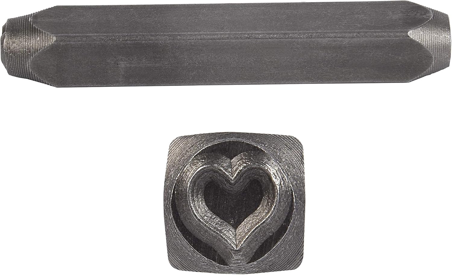 HimaPro One Pound Brass Metal Stamping Ball Pein Hammer with a complimentary heart stamp