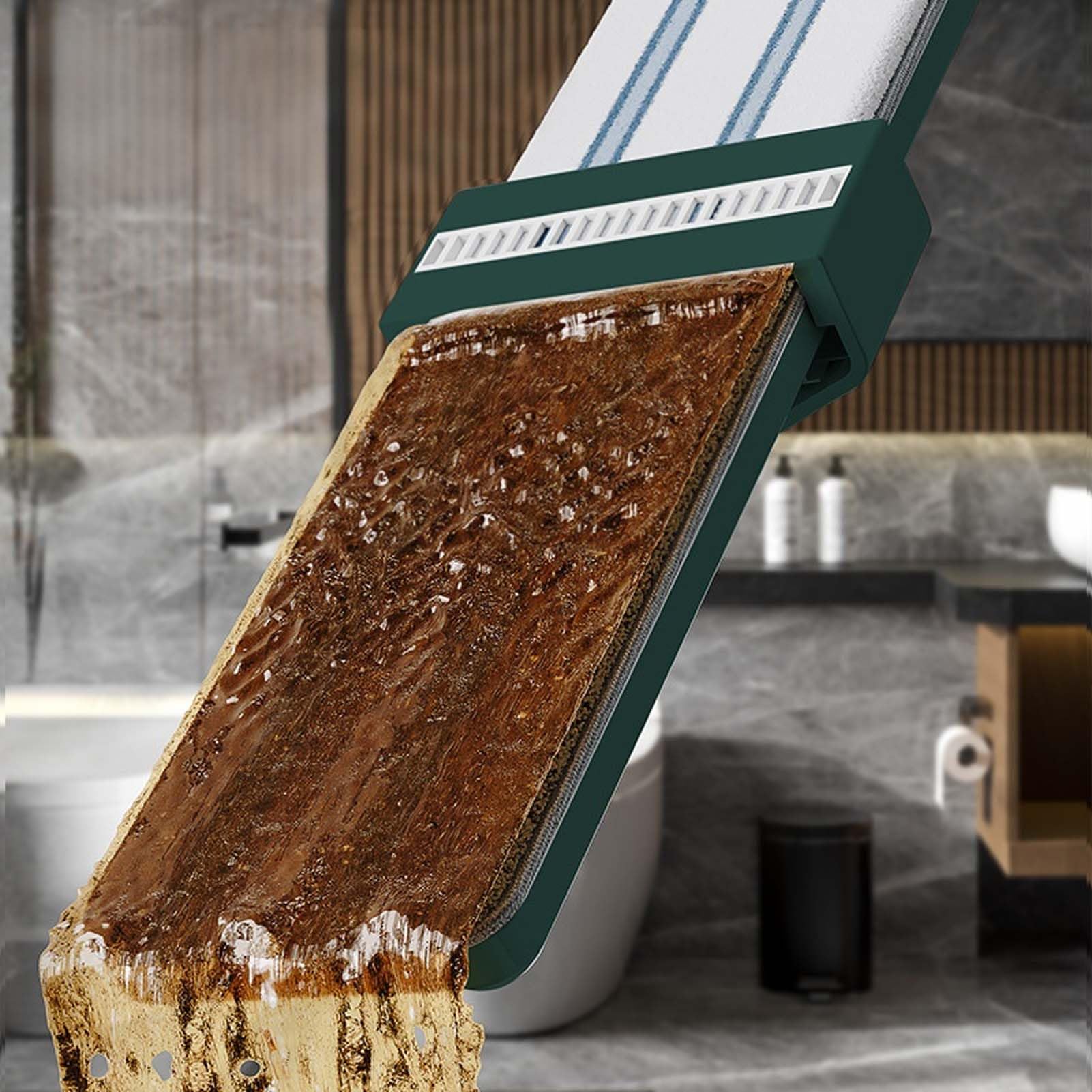Fregona Microfibra con Mopa Fregona, Limpiador De Suelos para Limpieza Doméstica, Paño Lavable Reutilizable Absorbente, Mopa con Mango Telescópico para Cocina Baño Y Salón