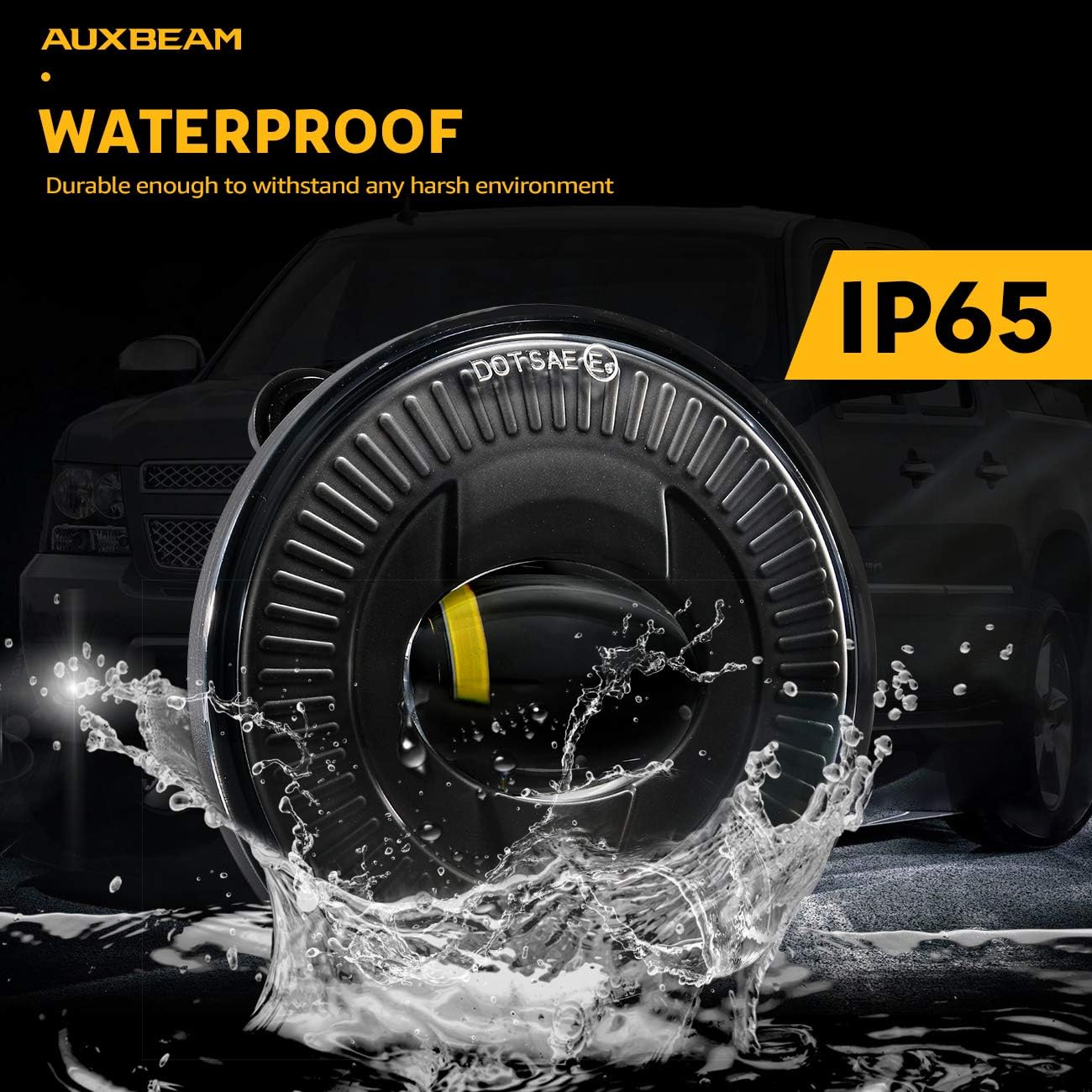 Auxbeam LED Fog Lights DOT Approved Compatible with Chevrolet Avalanche Suburban 2500, Suburban 1500 Tahoe, Camaro, Silverado, GMC Acadia, Yukon, Yukon XL, Sierra 2500 3500 Canyon, Pontiac G8 08-09