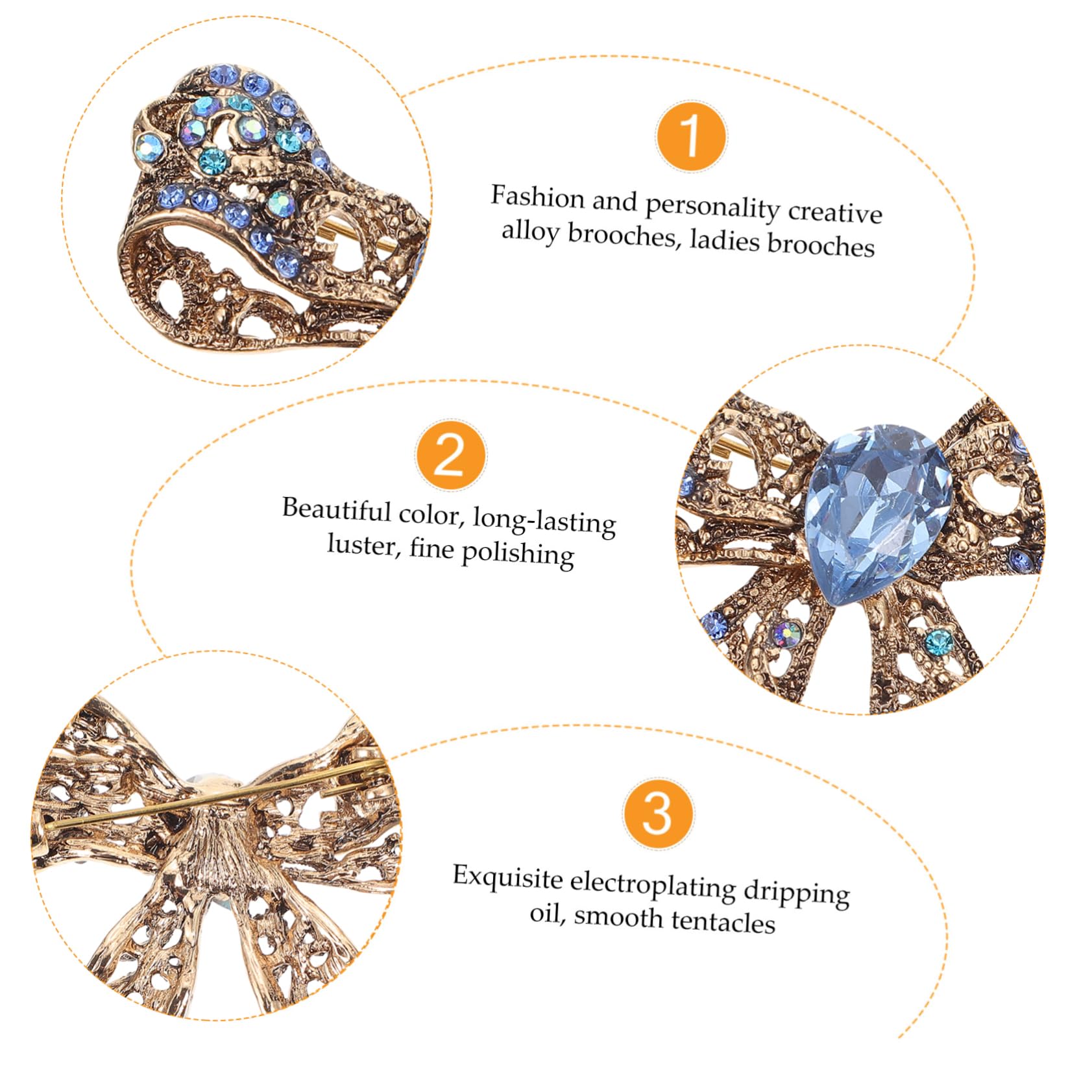 Jewelry Corsage Exquisite Neuheit Emaille Bowknot kreative Revers -Mode -Rückenbrosch -Pins Boutonniere Clips Kleidung Pin Blue Legierung Jewelry
