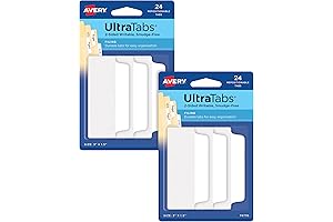 Avery File Folder Self-Adhesive Tabs for Enhanced Organization