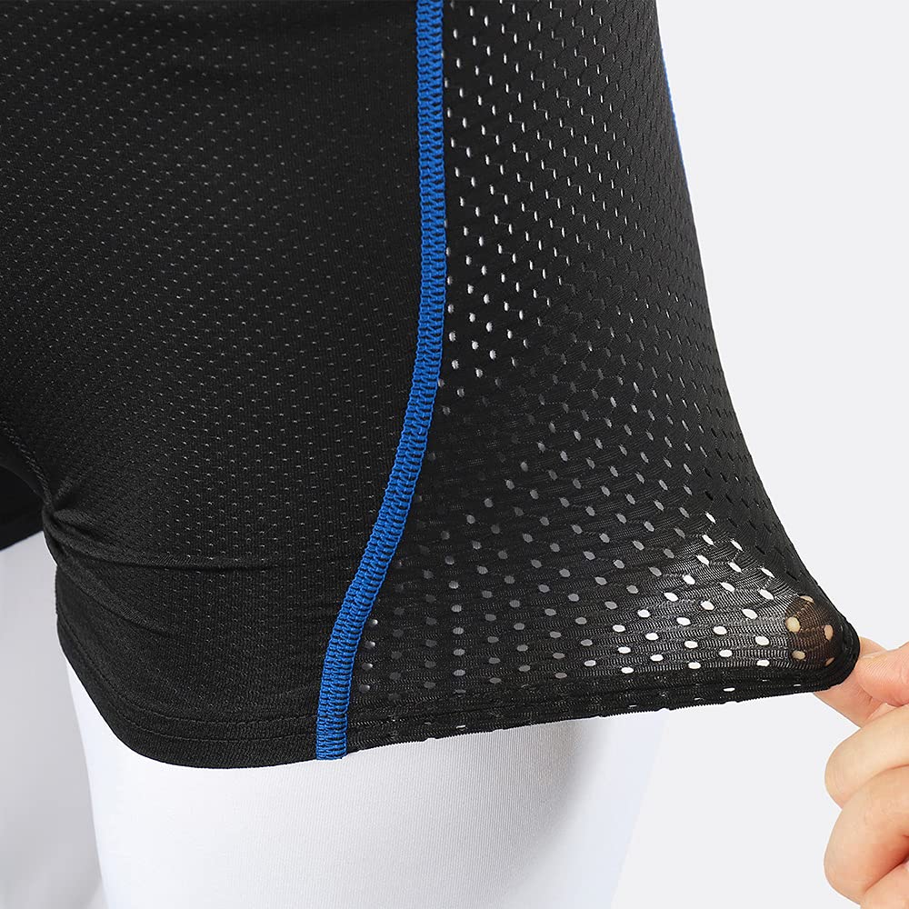 Lixada Spodenki rowerowe Silikonowe spodenki rowerowe Oddychająca bielizna rowerowa z 3D żelową wyściółką MTB Unisex