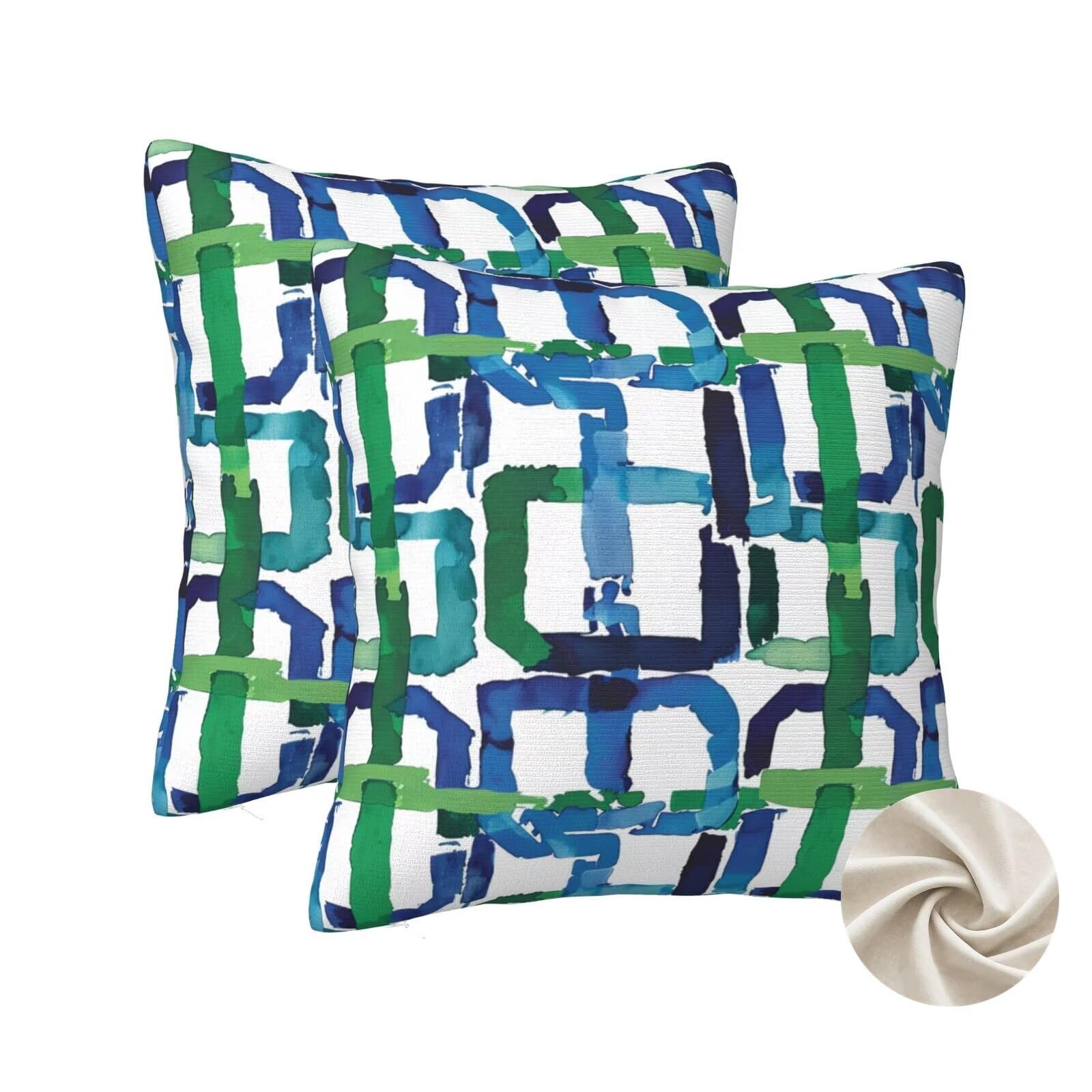Housses de coussin 60x60 cm lot de 2 pour protéger et embellir le canapé