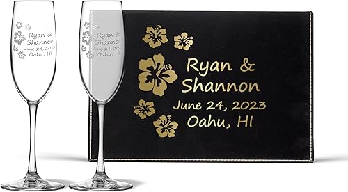 Miniatura 52 de Personalized Wedding Champagne Flutes - Anniversary Toasting glasses wedding Mr and Mrs Couples Wedding Gift Champagne Toasting Flutes Glasses