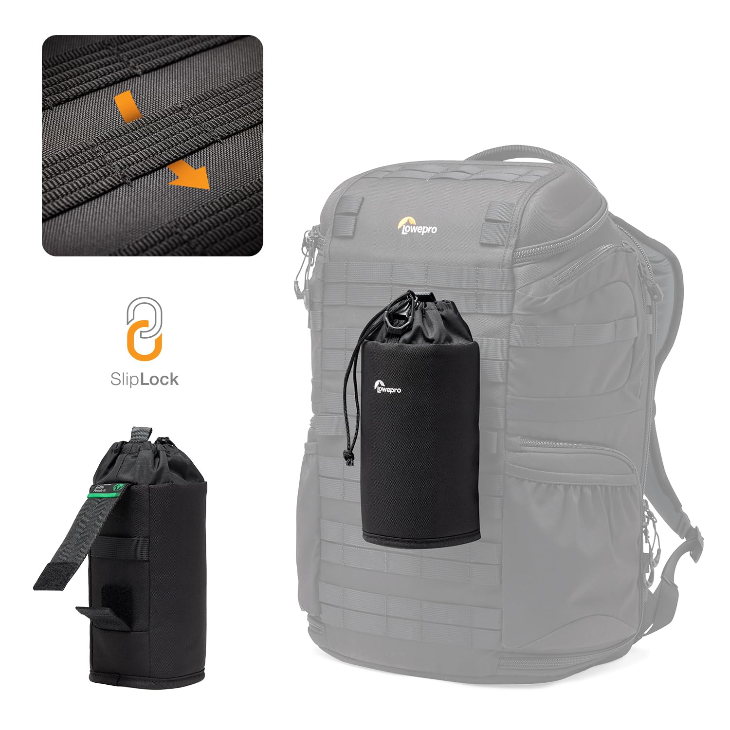 Lowepro ProTactic Bottle Pouch III Compatible with ProTactic Camera Backpack 350/450 III Modular System, Insulated Pouch - Image 3