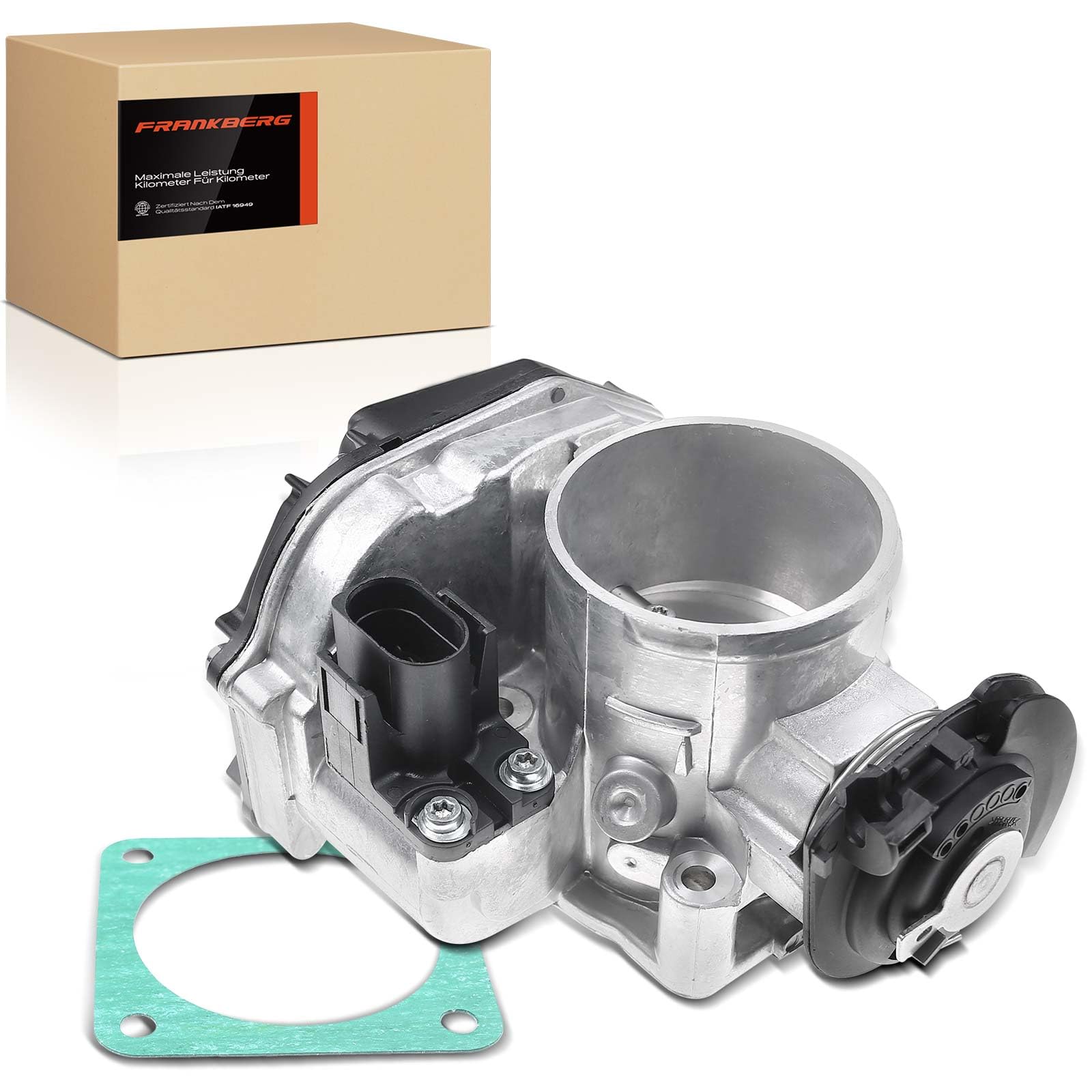 Frankberg Drosselklappe Drosselklappenstutzen Kompatibel mit A3 8L1 1.8L 1996-2003 Oct.avia I 1U2 1.8L 1997-2010 Golf IV Variant 1J5 1.8L 2000-2006 Benzin Replace# 06A133063G