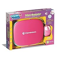 Clementoni Sapientino - Il Mio Primo Computer Pink, Gioco Educativo Interattivo Bambini dai 5 Anni