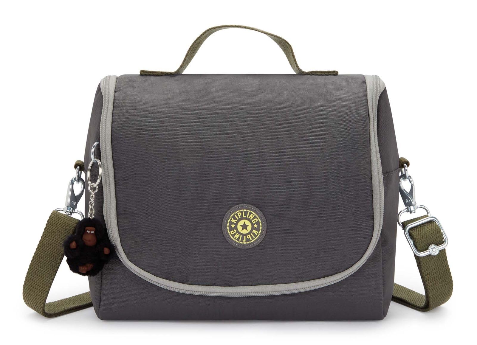 Kipling New KICHIROU Large Lunchbox, Pouches, Cases, Back to Grey (Grey)