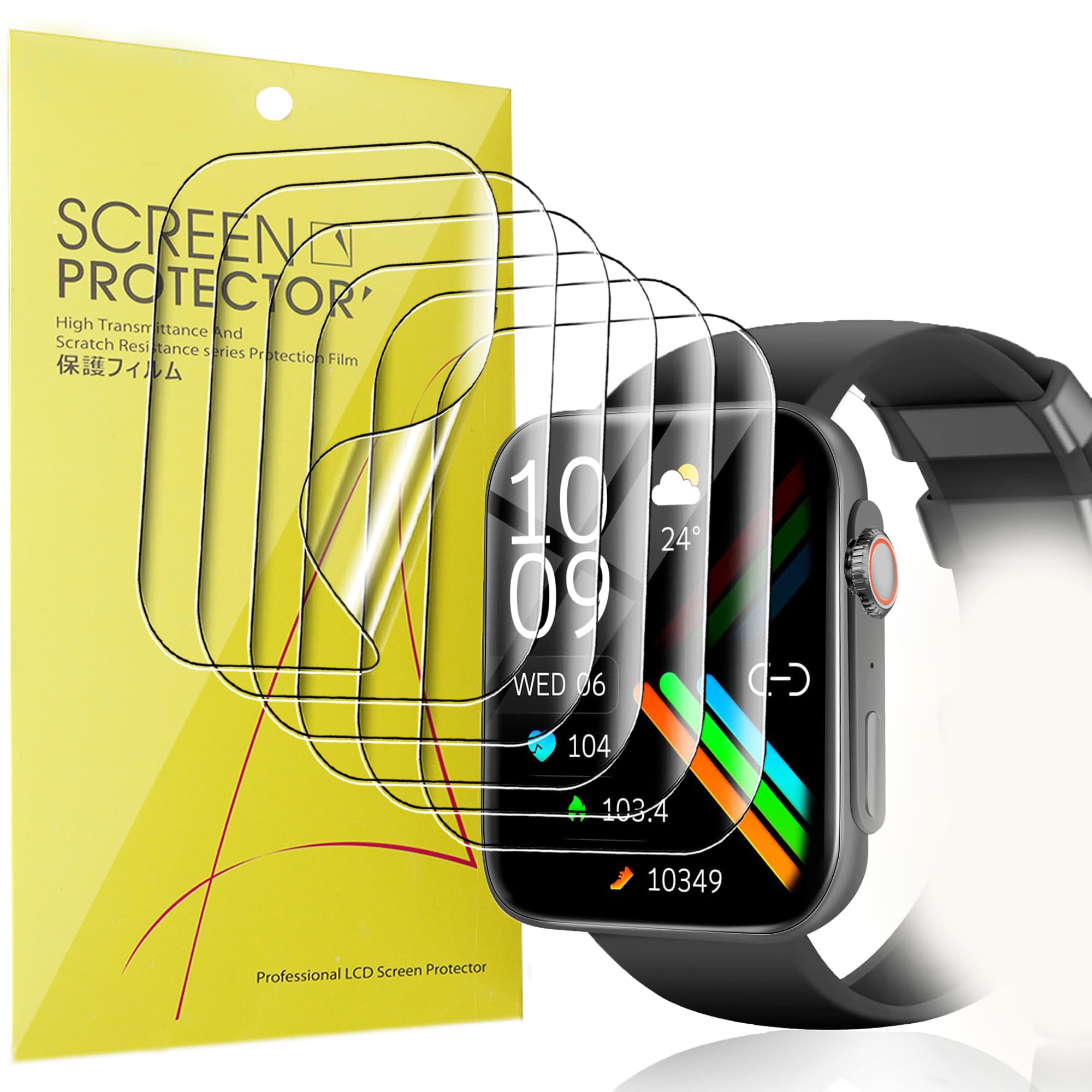 Lamshaw 6 Pièces Protection Écran Compatible Avec Ice-Watch