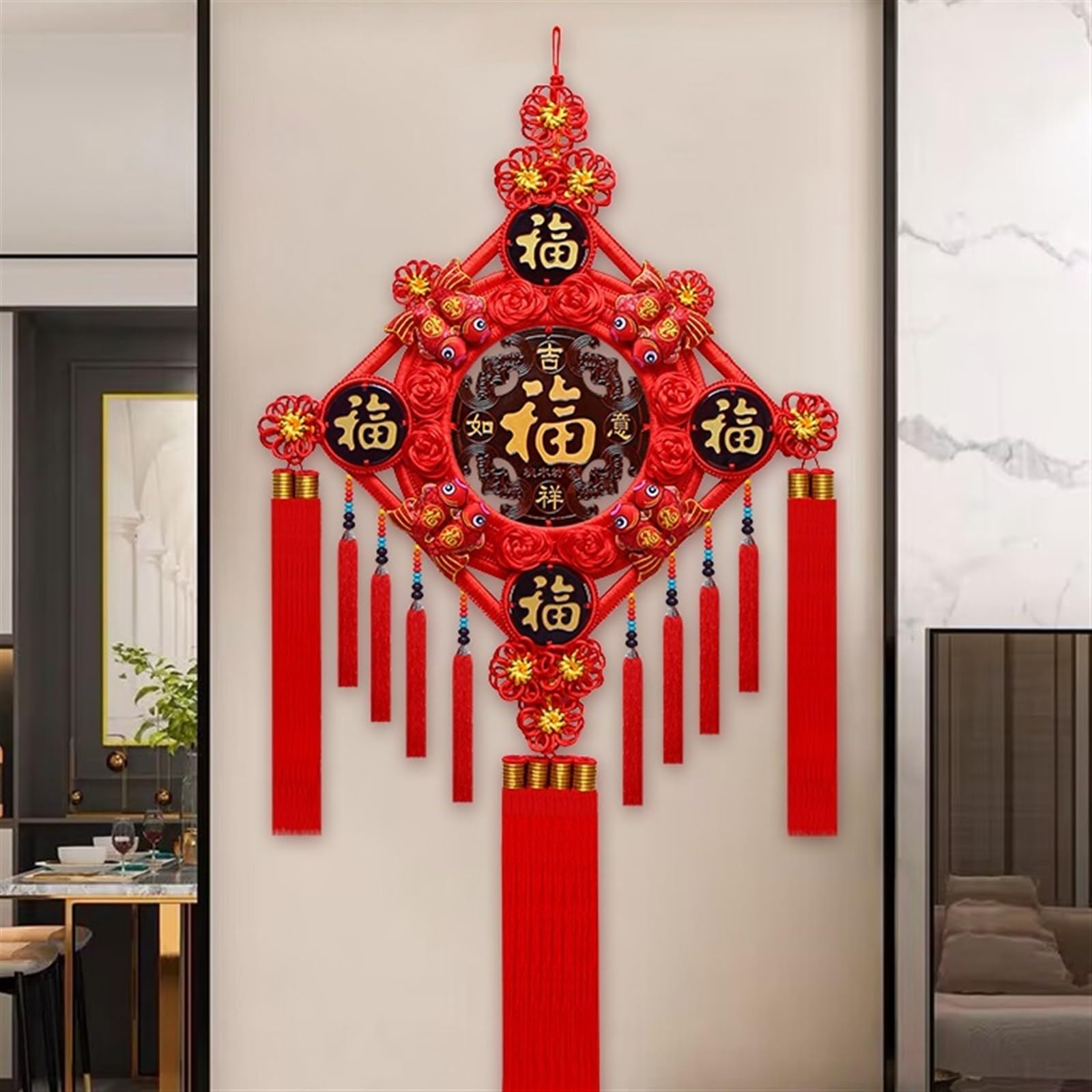 Handgemaakte Chinese knoop Chinese Knot Living Room Pendant Chinese