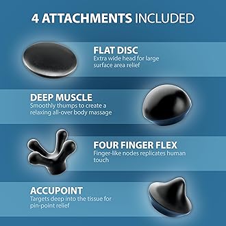 Wahl Deep Tissue Corded Long Handle Percussion Massager, Handheld Therapy with Variable Intensity to Relieve Pain in The Back, Neck, Shoulders, Muscles, & Legs, FSA Eligible, Model 4290-300