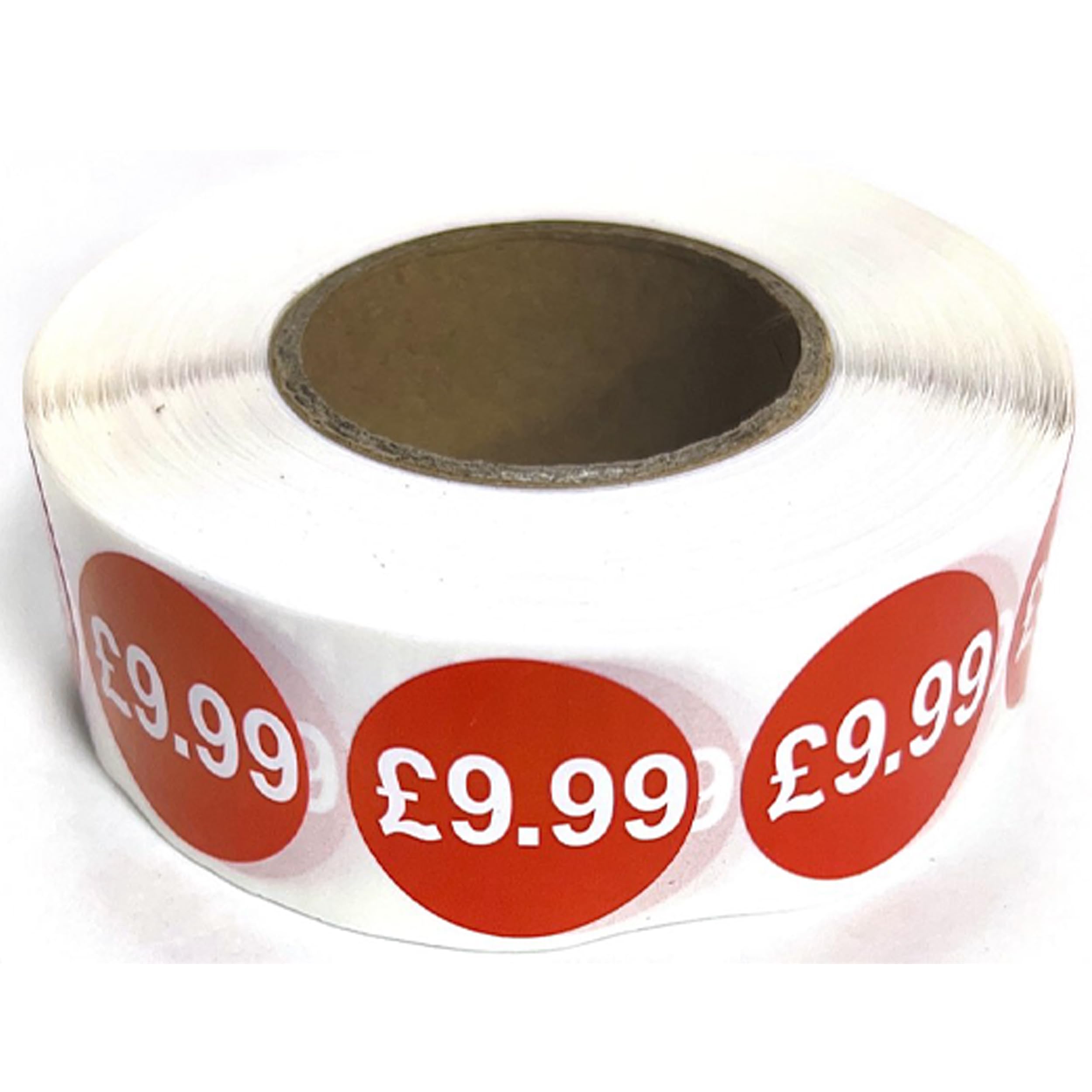 1000x 25 mm red Price self Adhesive Stickers Sticky Labels for Retail Display. (£9.99)