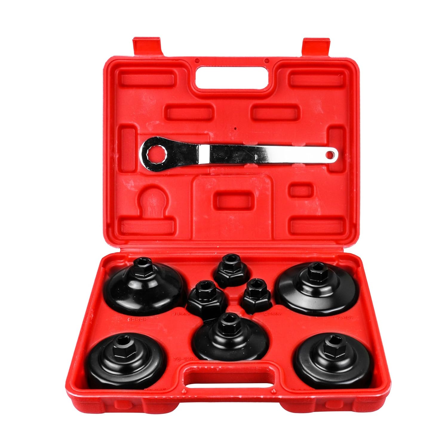 GOGOLO 9PCS Oil Filter Wrench Cap Set, Universal Cup Type Oil Filter