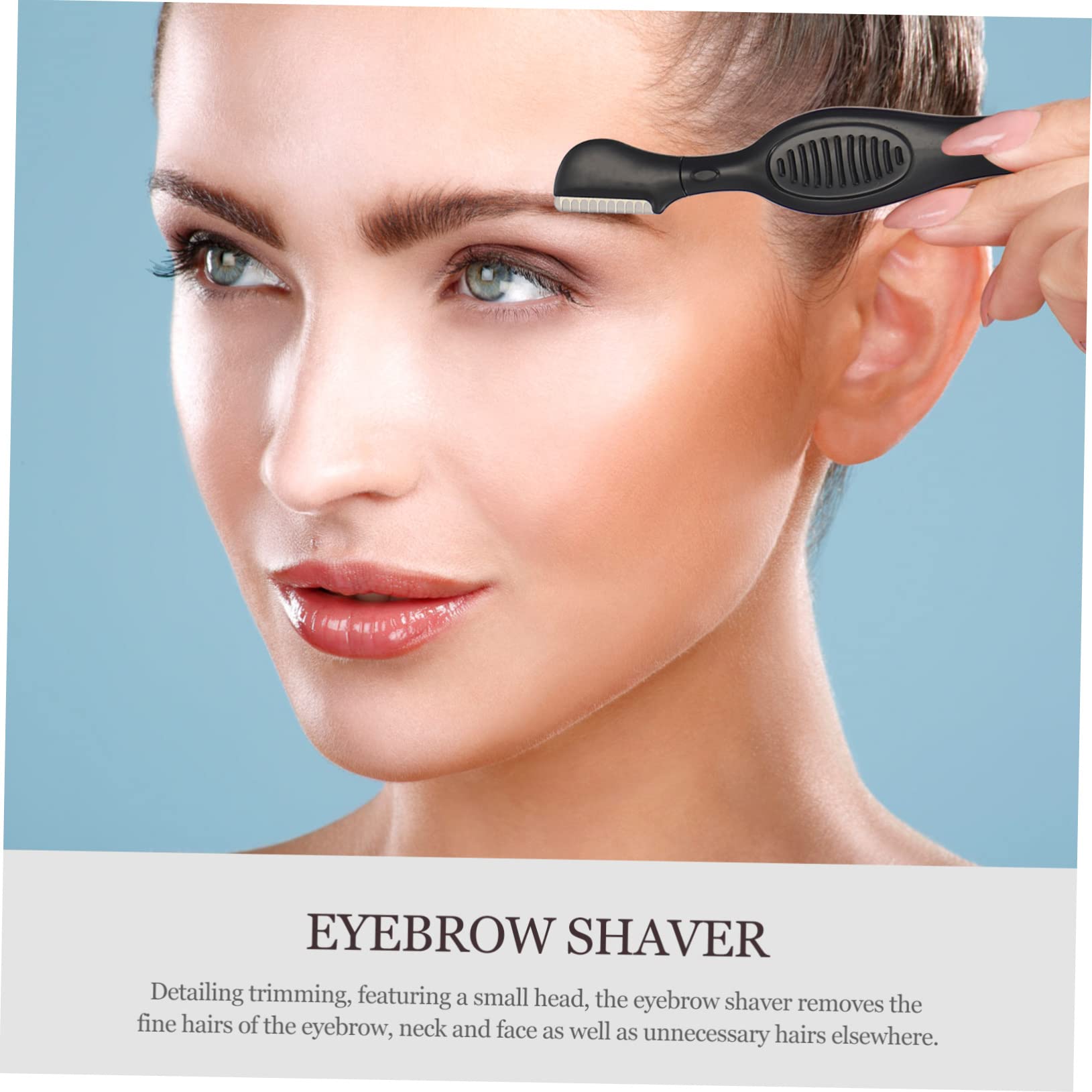 MAGICLULU 48 Stk Augenbrauenschaber Shavemate Mini Augenbrauenblätter Trimmer Für Augenbrauenrasierer Manueller Augenbrauenrasierer Abs Augenbrauen Trimmen Make-up-tools