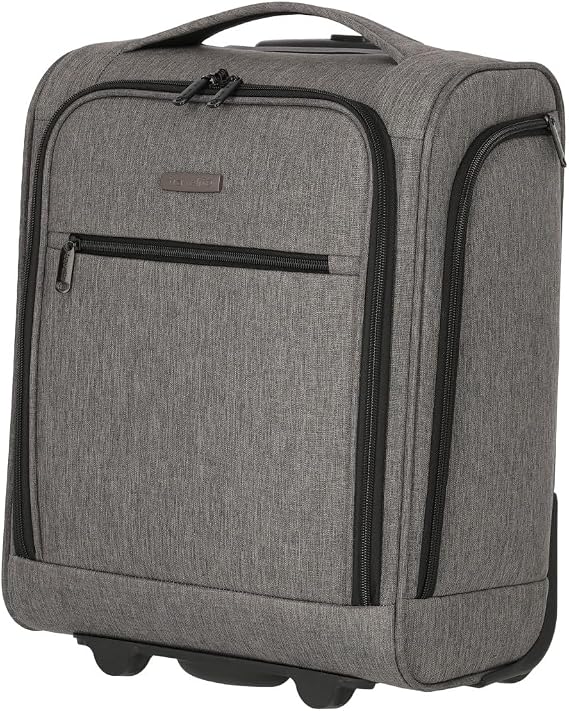 Travelite Cabin Underseater Trolley (43 cm) with 2 Wheels, charcoal, 40.0 centimeters, travel luggage