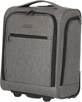 Travelite Cabin Underseater Trolley (43 cm) with 2 Wheels, charcoal, 40.0 centimeters, travel luggage
