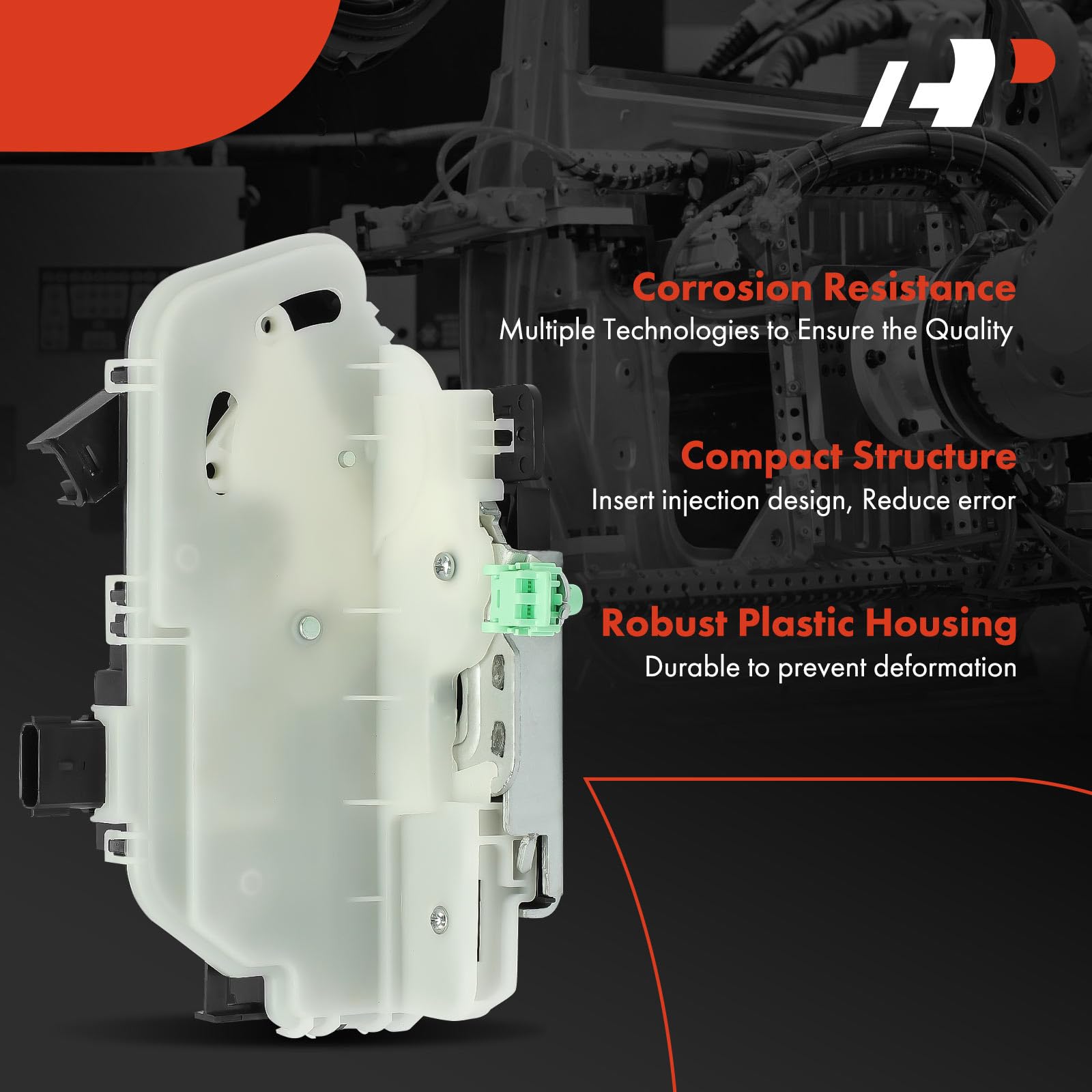 A-Premium Door Lock Actuator - Front Right Passenger Side For Ford Edge & Lincoln MKX With Keyless Entry - View #9