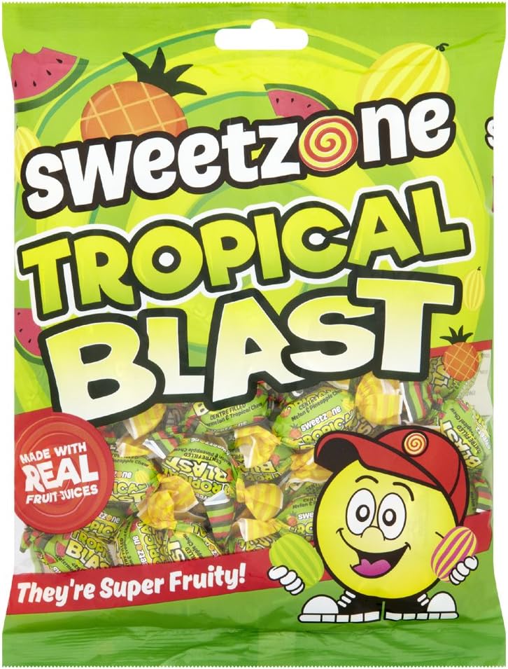 SweetZone Tropical Blast Candy, 225 g