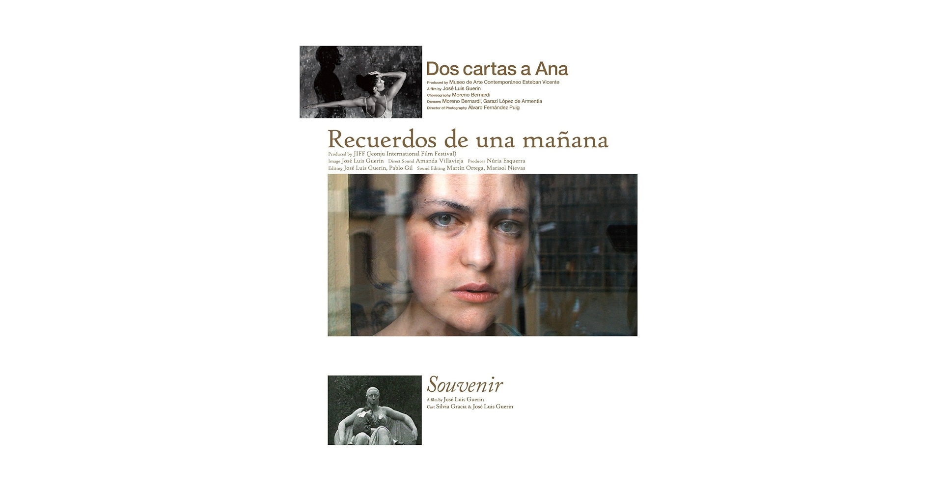 ホセ・ルイス・ゲリン ある朝の思い出+アナへの2通の手紙+思い出 Blu-ray Amazon.co.jp: 『ある朝の思い出』+『アナへの2通の手紙』+