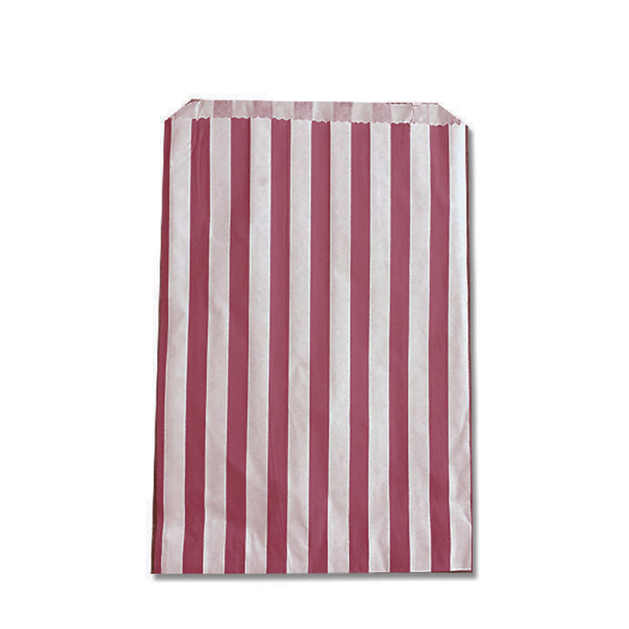 Completeshopfittings Red(Medium) 100X Red Medium Candy Stripe Paper Bags Sweet Favour Buffet Gift Shop Party Sweets Cake Wedding