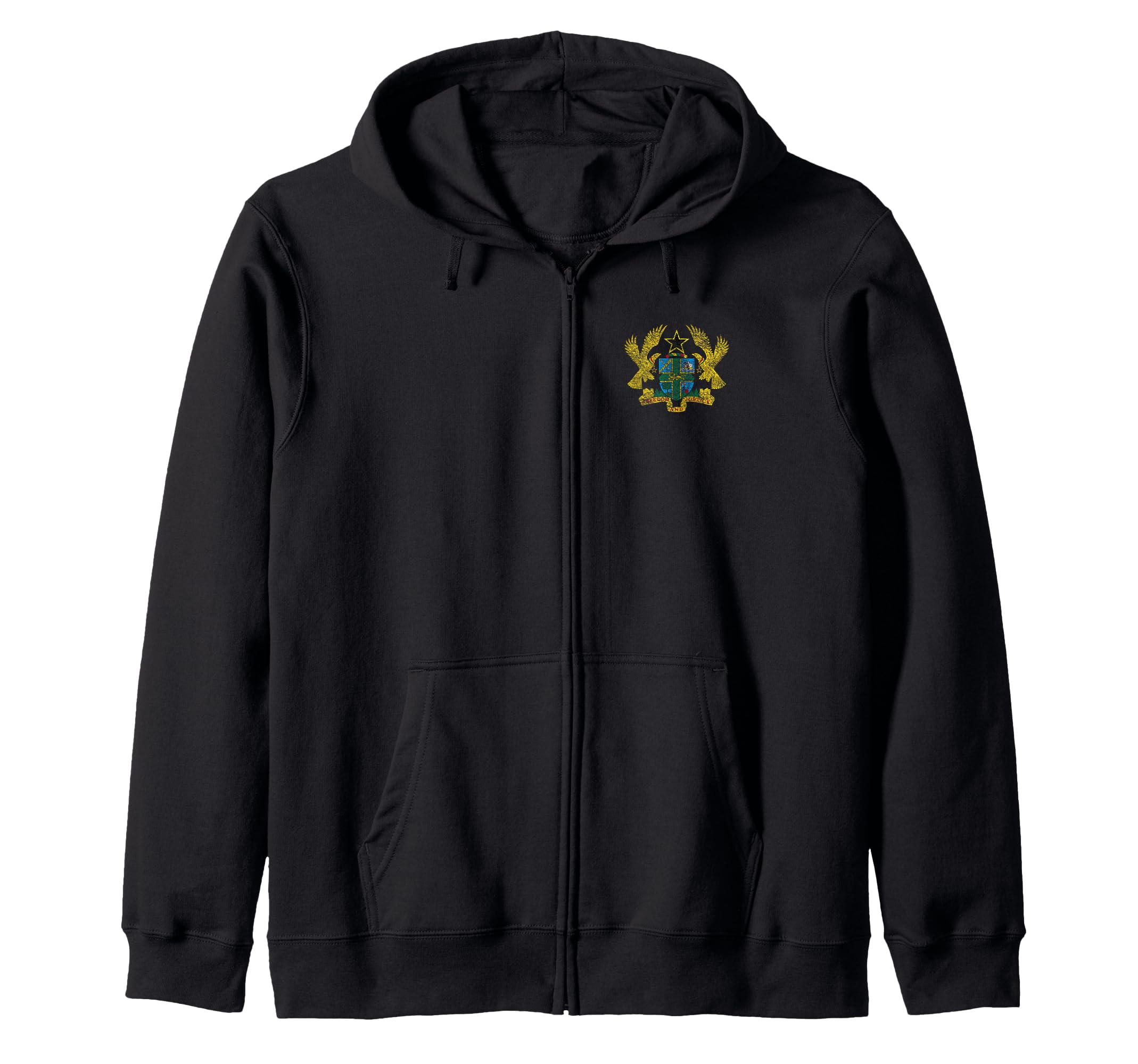GHANA COAT OF ARMS FLAG ACCRA Zip Hoodie