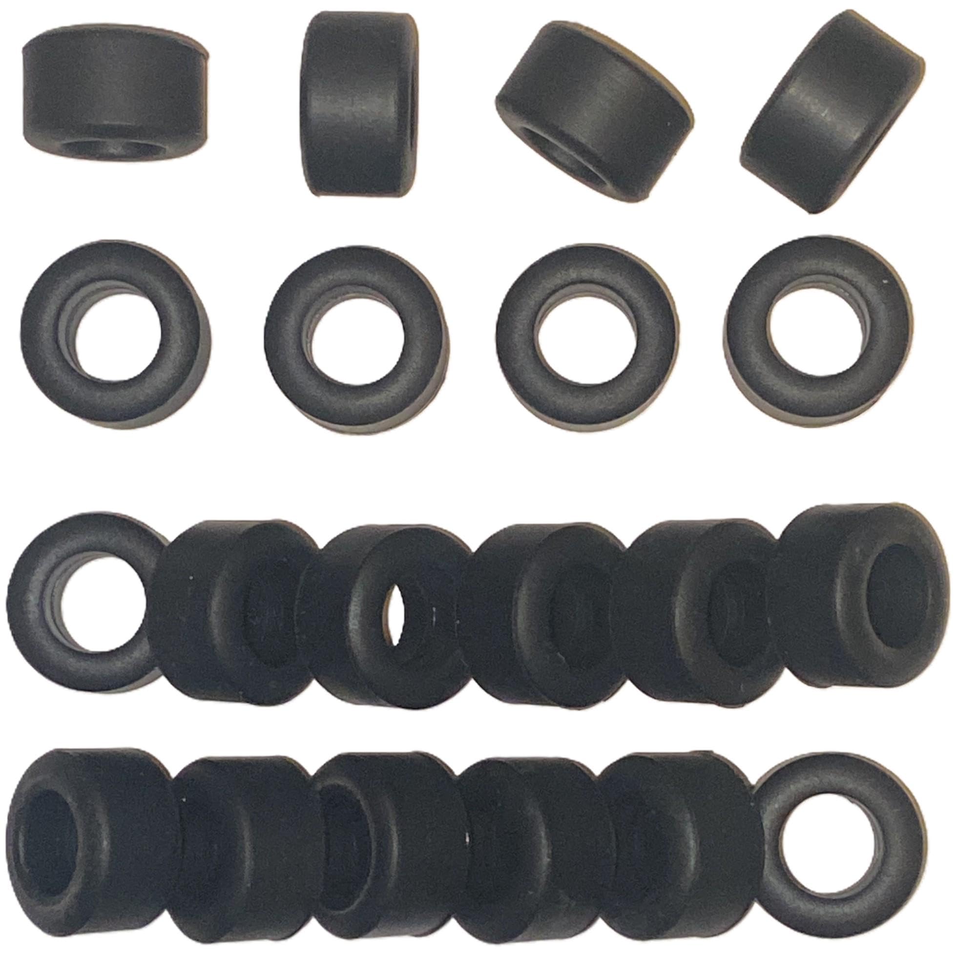 SSC 20 Rear J Type Tyres for Slot Cars, 9mm Wide Super Grip Tyres, Replacement Tyres Compatible for Indy Modern F1 Cars, Spare Tyres for Scalextric Slot Cars, Slot Car Accessories