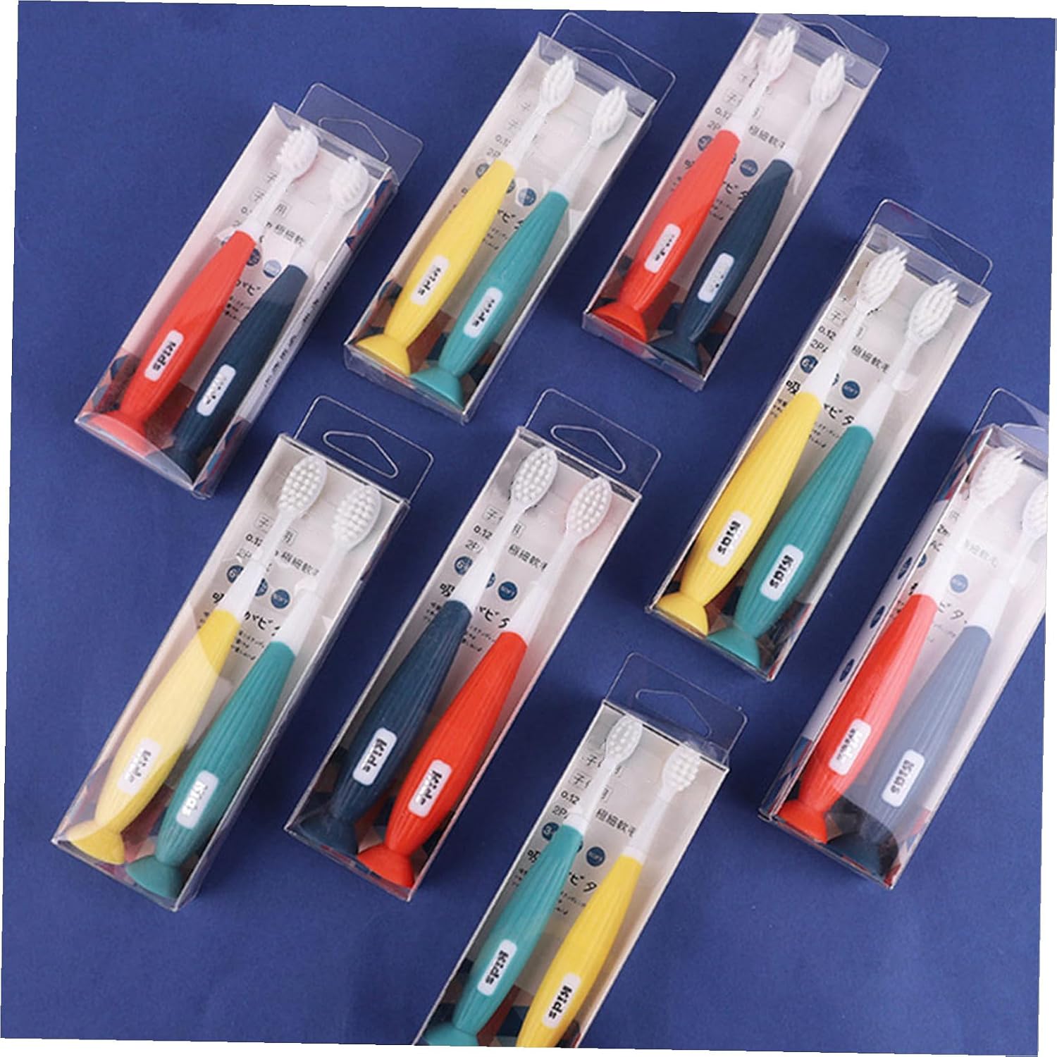 Toothbrush Set 4Pcs Soft Bristle Toothbrush for Ages 3-12, Gentle Oral Care Tool with Colorful Handles, Manual Cleaning Brush for ’S Teeth and Gum Protection