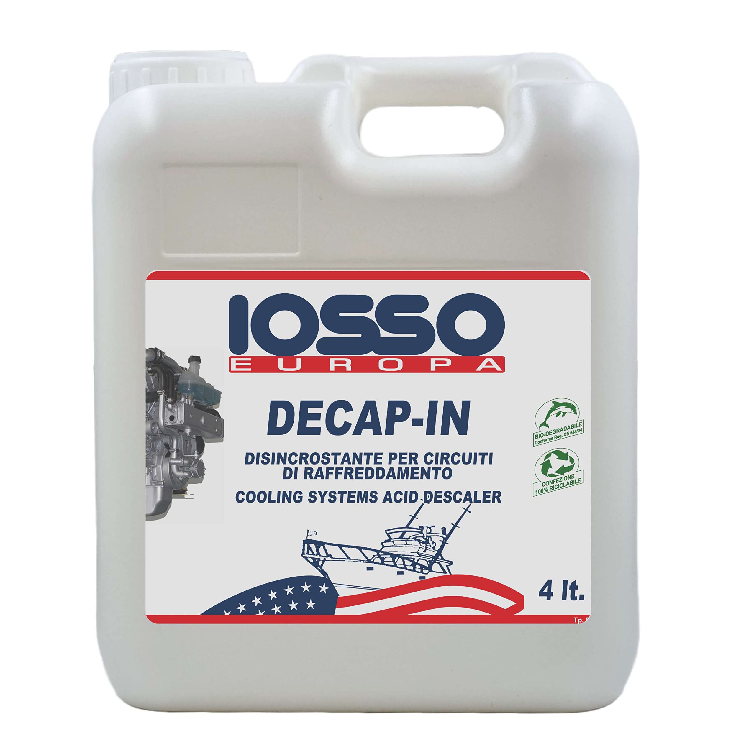 Iosso Decap-in, Disincrostante Circuiti di Raffreddamento, 4000 ml