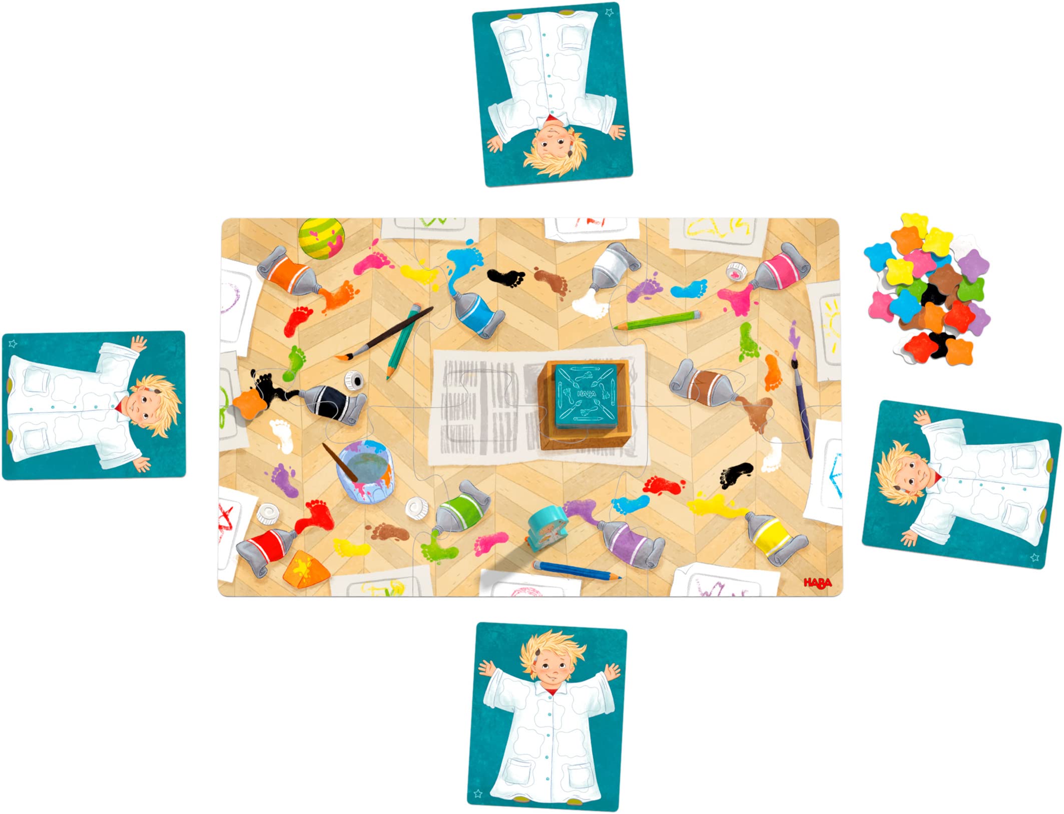 Amazon.com: HABA 306669 – Klecks Colourful Tile Game from 3 Years