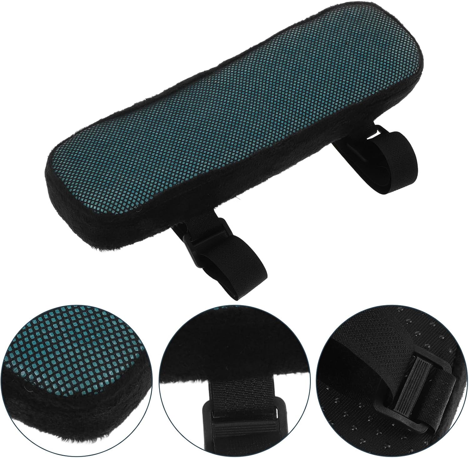 Chair Pad Gel Arm Rest Attachment for Office Chairs