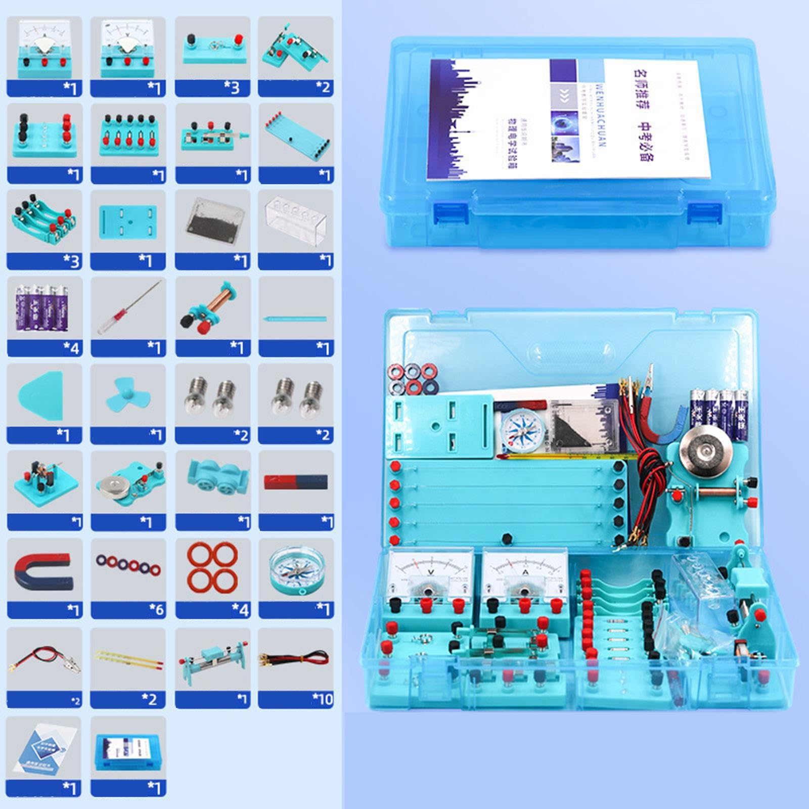 Kit de Aprendizaje exploratorio para Estudiantes. Actividades Atractivas con circuitos magnéticos diseñadas para fomentar la curiosidad y el Pensamiento Innovador. Kits