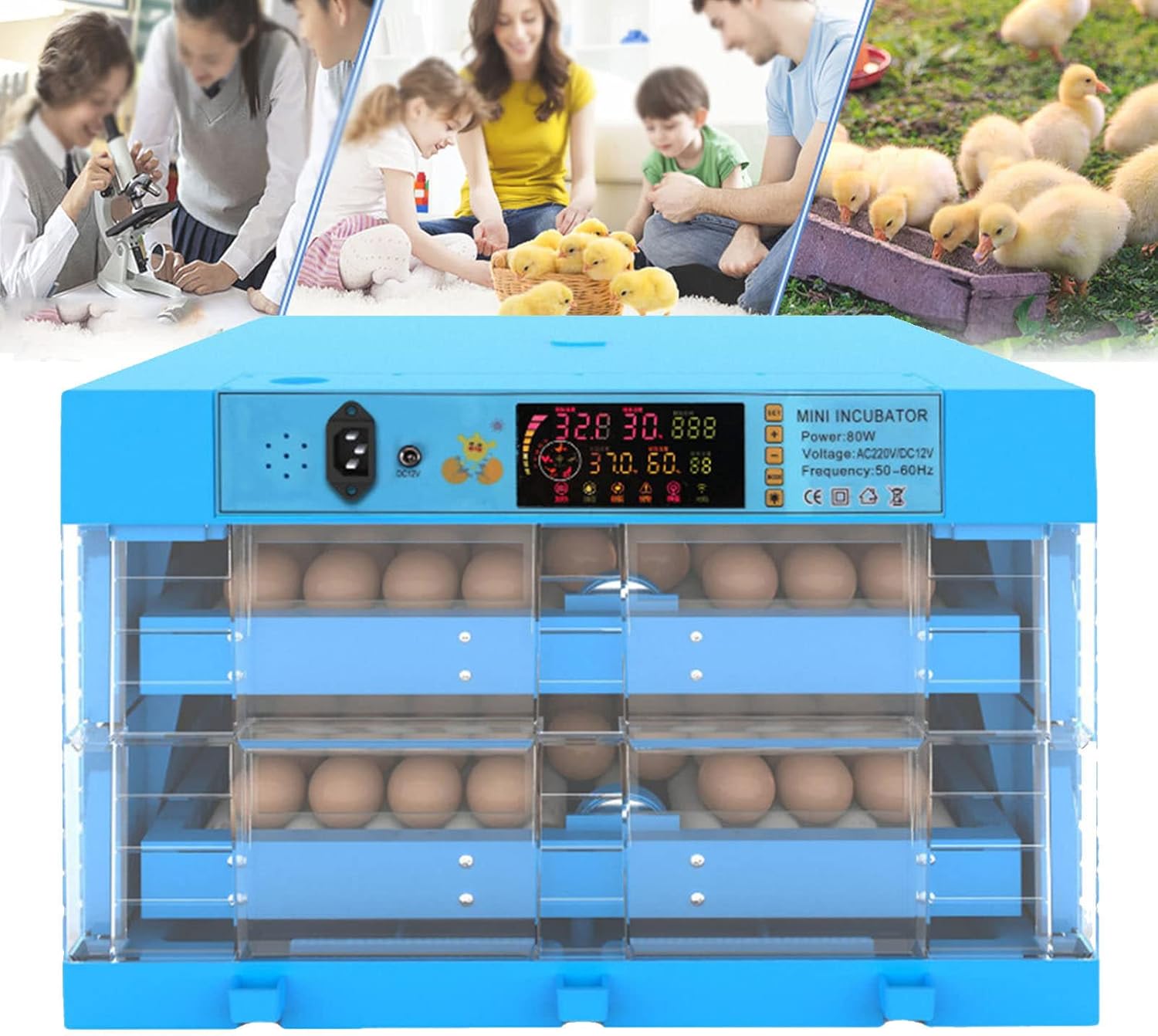 SHAWLA Egg Incubator, Eggs Incubators for Hatching Chicken